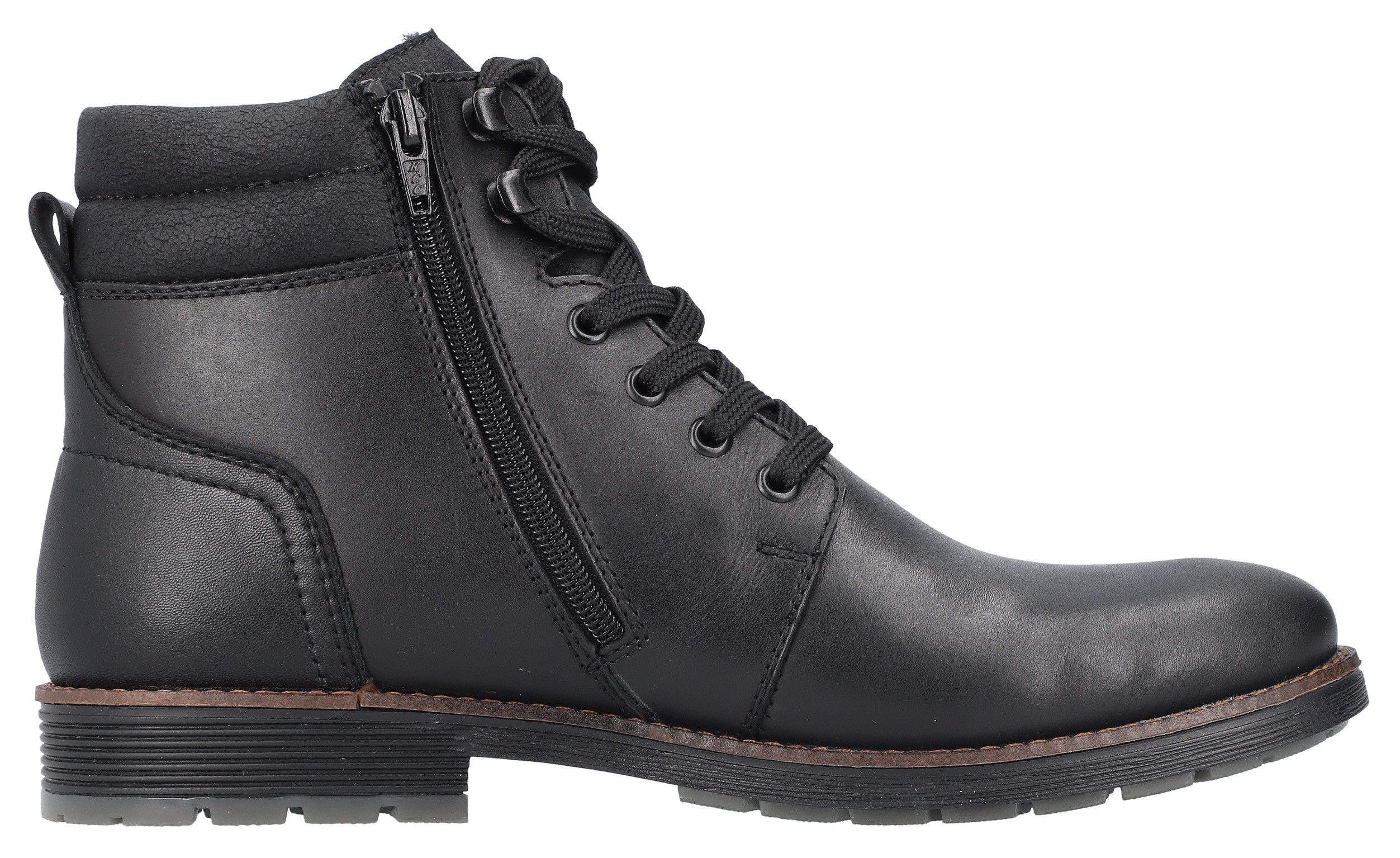 Rieker Winterlaarsjes veterschoenen, enkellaars, laarzen met riekertex-membraan, smalle vorm
