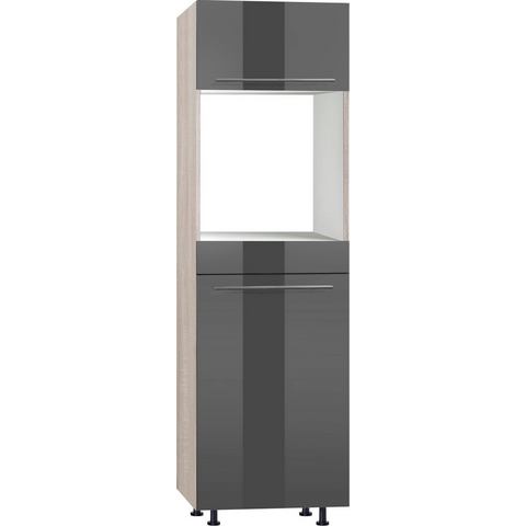 OPTIFIT Oven-koelkastombouw 60 cm breed, 212 cm hoog, met in hoogte verstelbare stelpoten, met metal