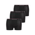 tommy hilfiger underwear trunk bt trunk 3 pack met tommy hilfiger-logo op elastische tape (set, 3 stuks, set van 3) zwart