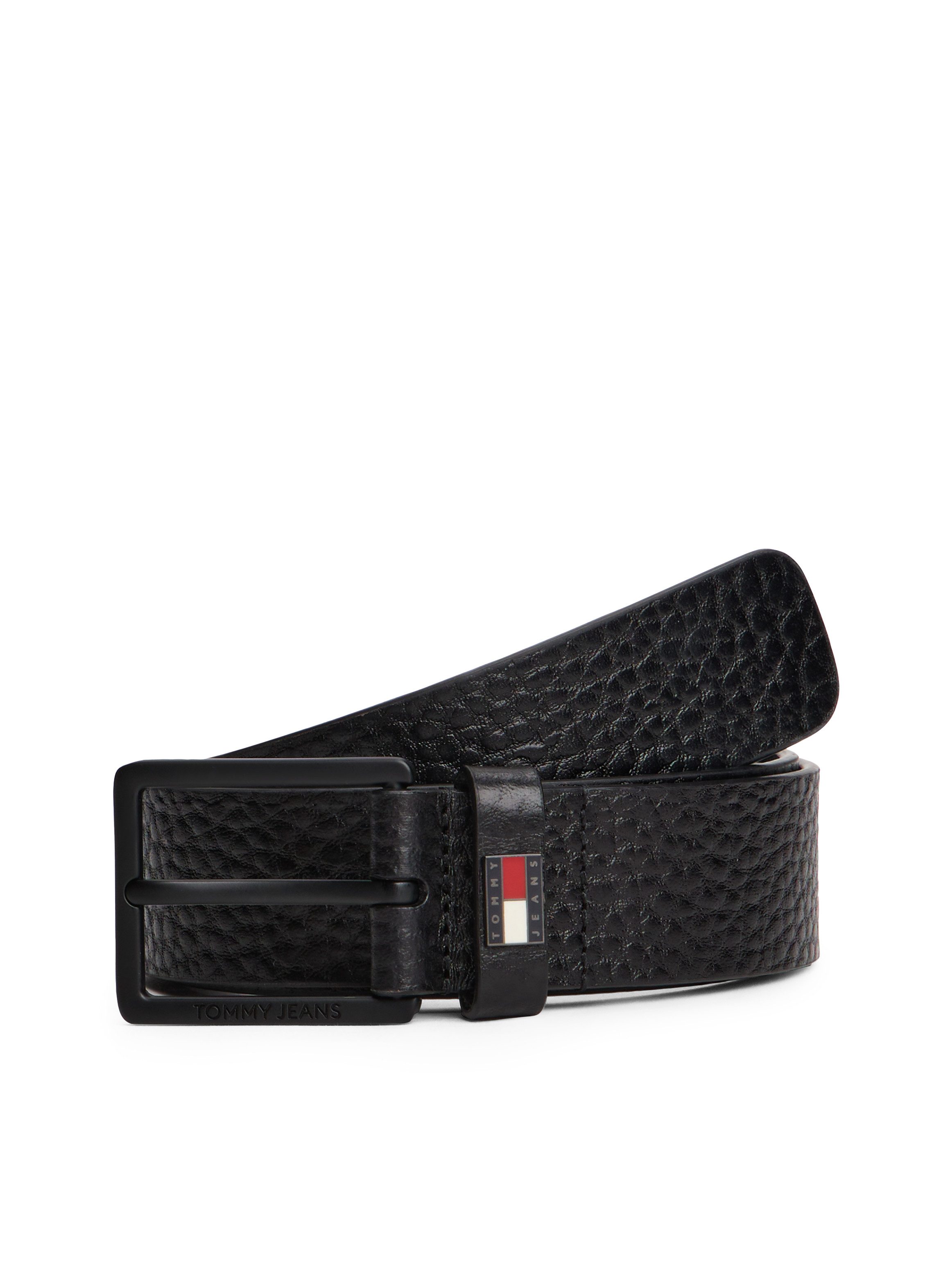 TOMMY JEANS Leren riem TJM ELEVATED FLAG LEATHER 3.5