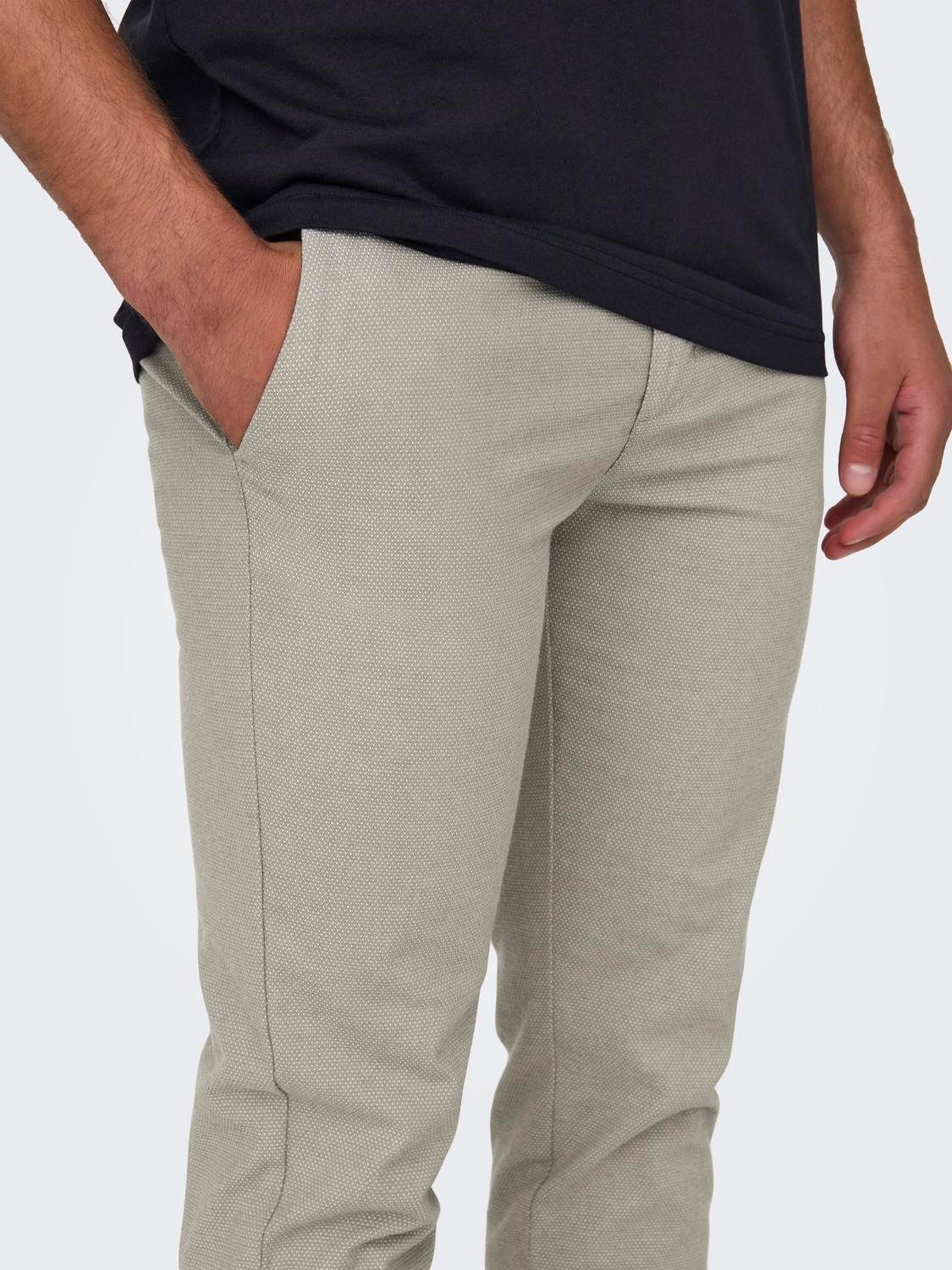 ONLY & SONS Pantalon ONSMARK PETE SLIM DOBBY 0058 PANT NOOS