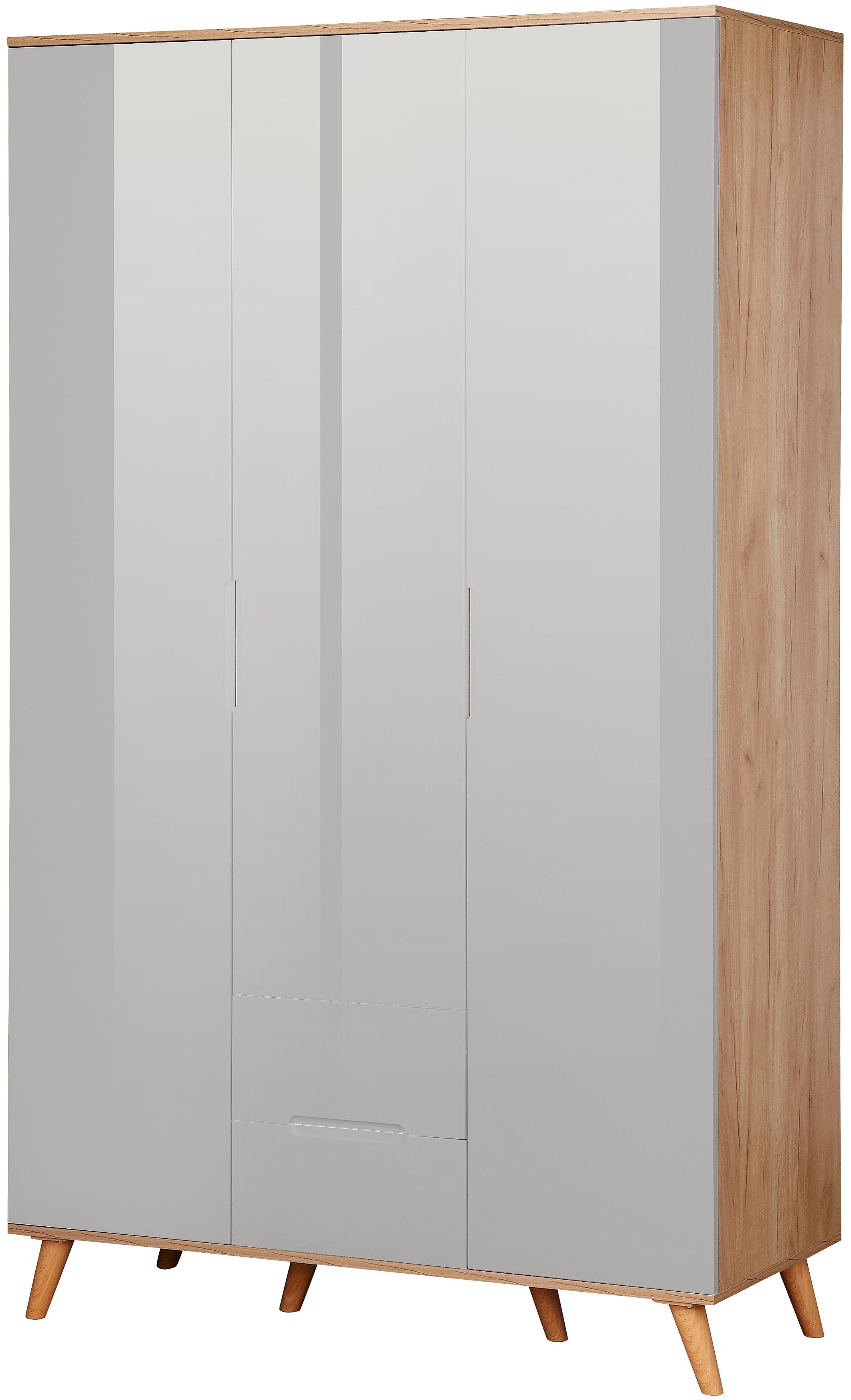 andas Kledingkast Lund slaapkamerkast bestseller in Scandinavisch design Kledingkast met premium binneninrichting, breedte 120 cm