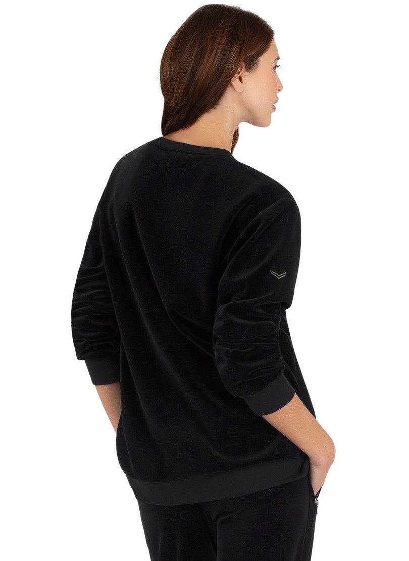 Trigema Sweatshirt TRIGEMA Nicki-shirt