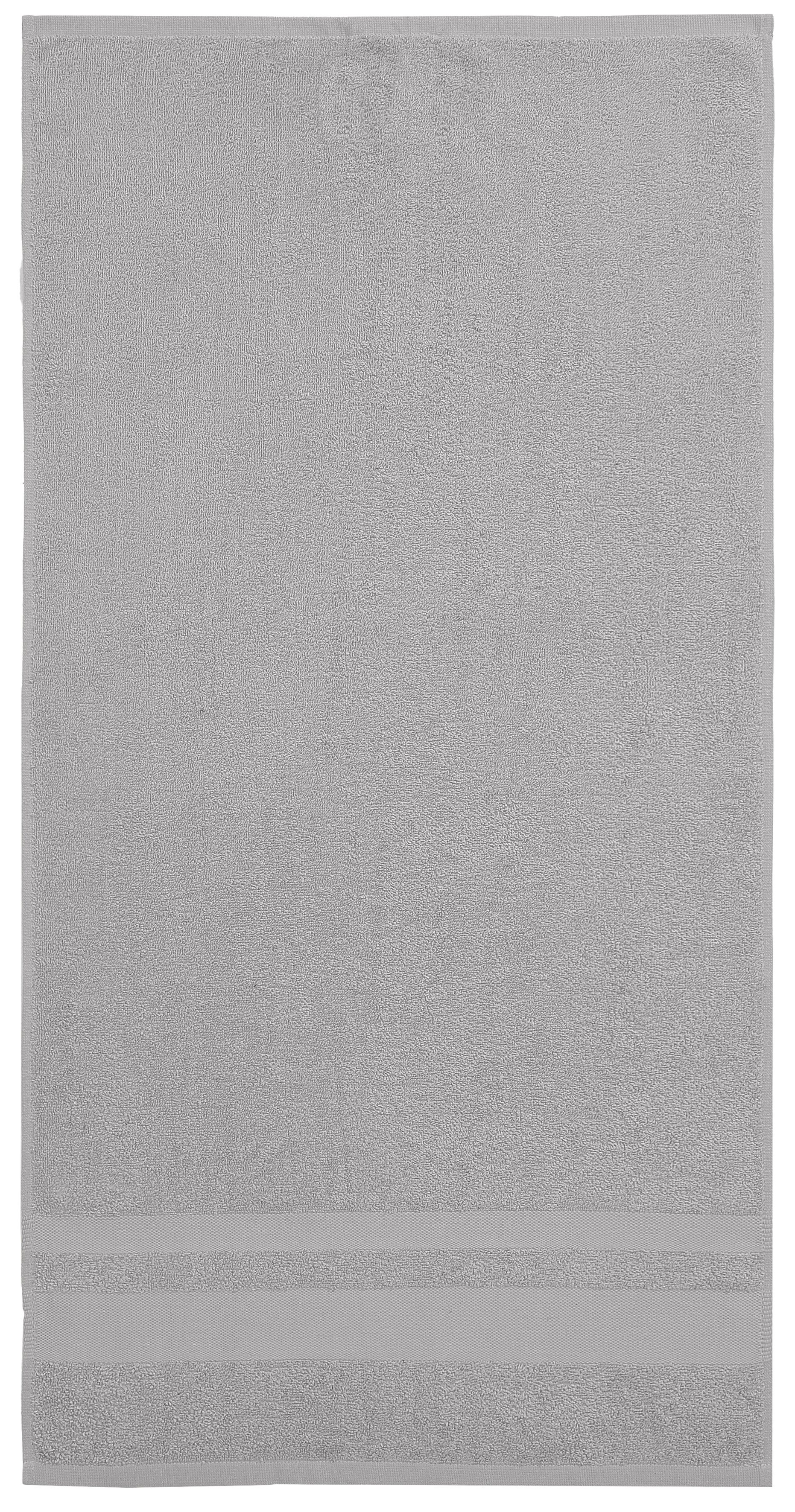 my home Handdoeken Vanessa Handdoeken met randdessin, 100% katoen, uni, zacht (set, 8 stuks)