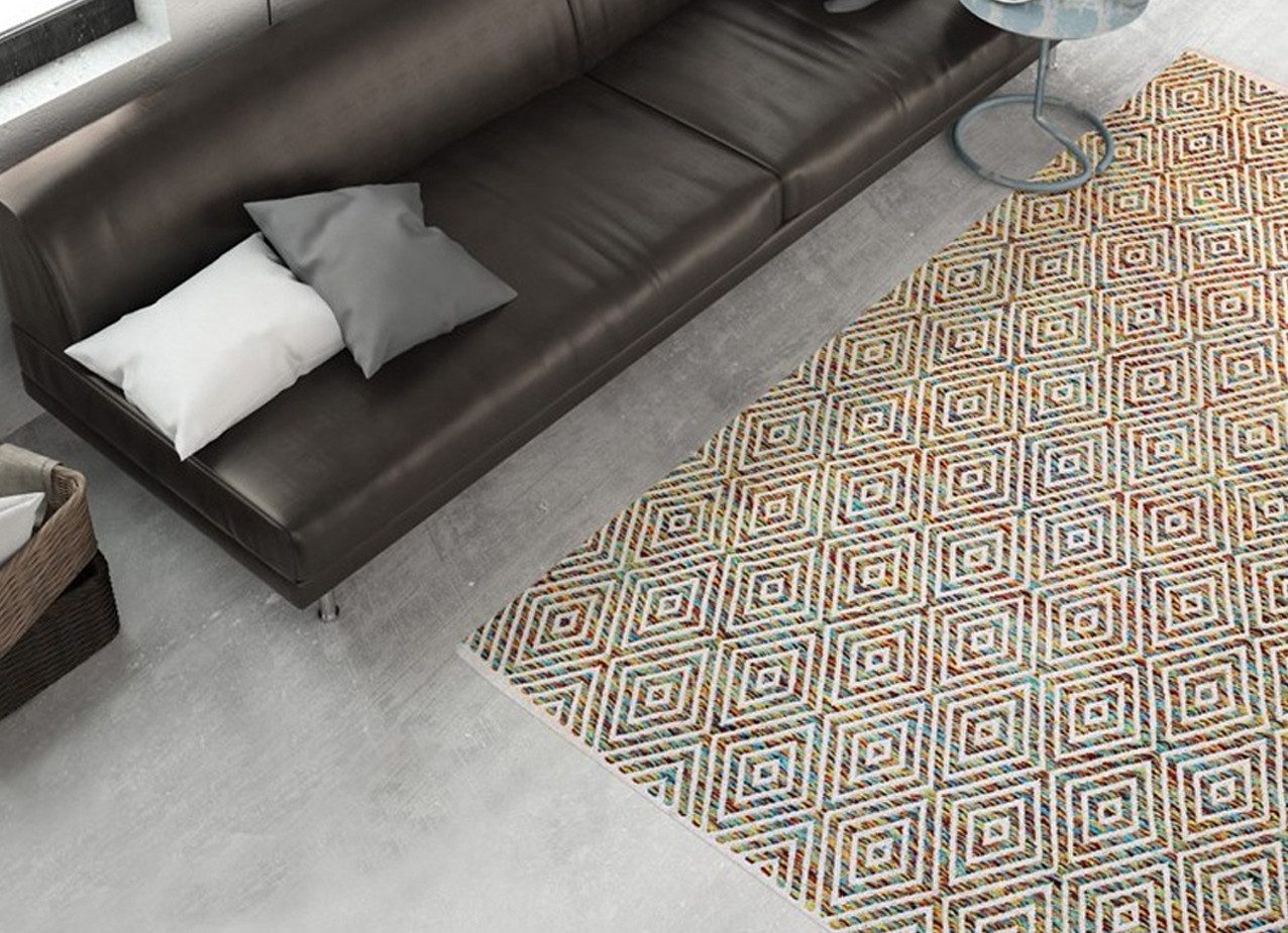 calo-deluxe Vloerkleed Luba 333 puur katoen, woonkamer