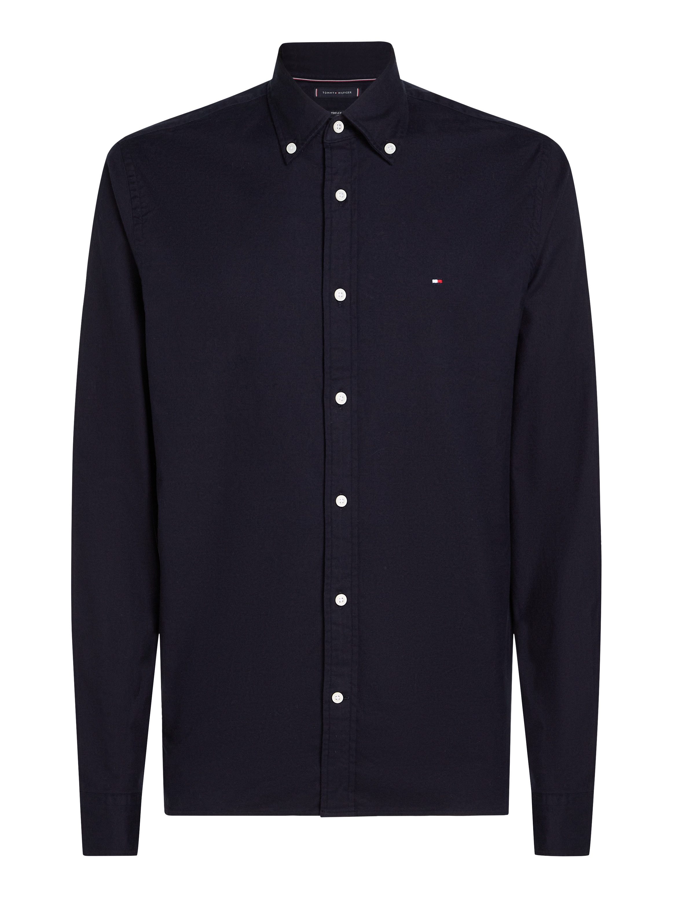 Tommy Hilfiger Businessoverhemd FLEX BRUSHED SOLID RF SHIRT