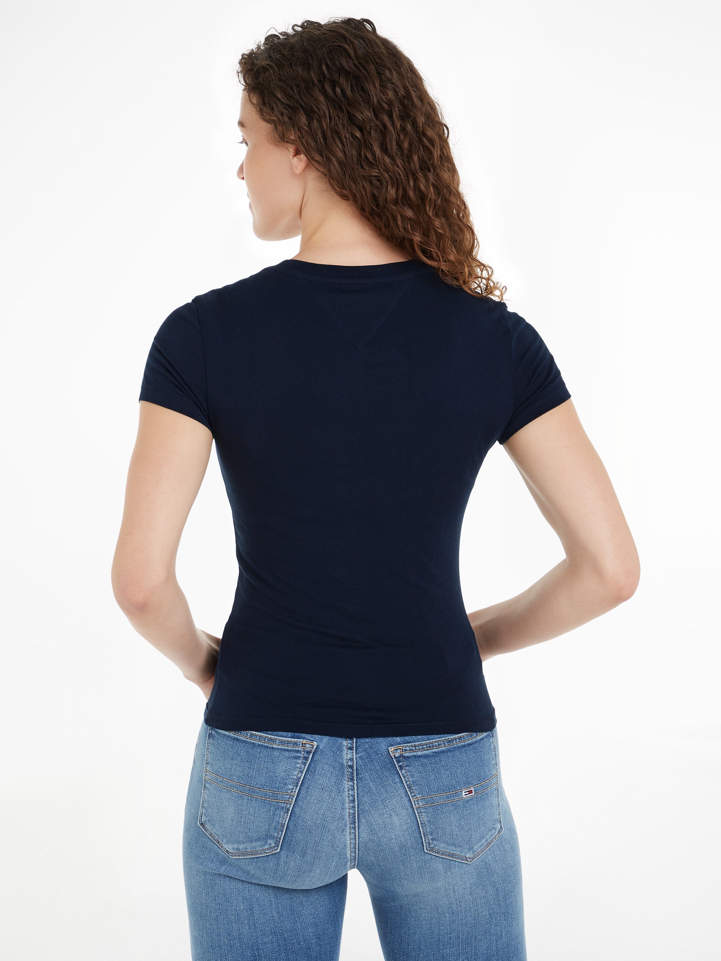 Tommy Jeans Curve T-shirt TJW SLIM LINEAR TEE EXT