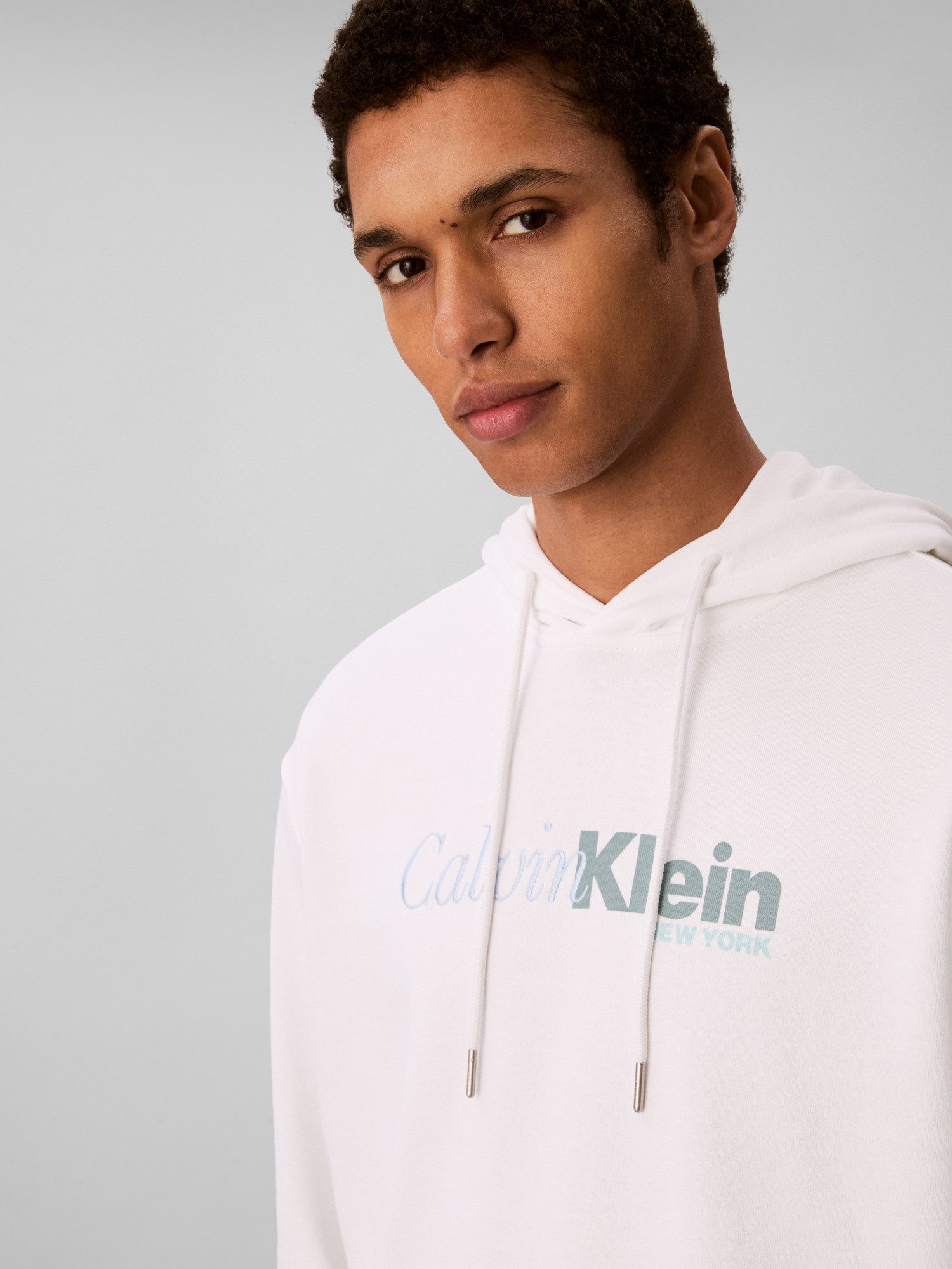 Calvin Klein Hoodie LS EU 350TERRY CURSIVE GRAPHIC H