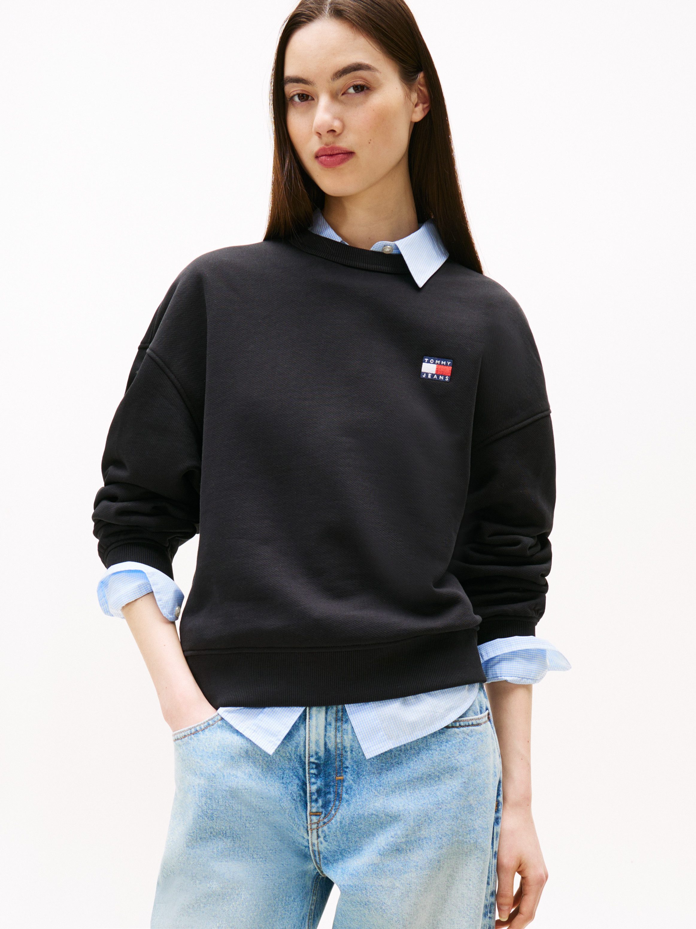 TOMMY JEANS Sweatshirt TJW BXY BADGE CREW