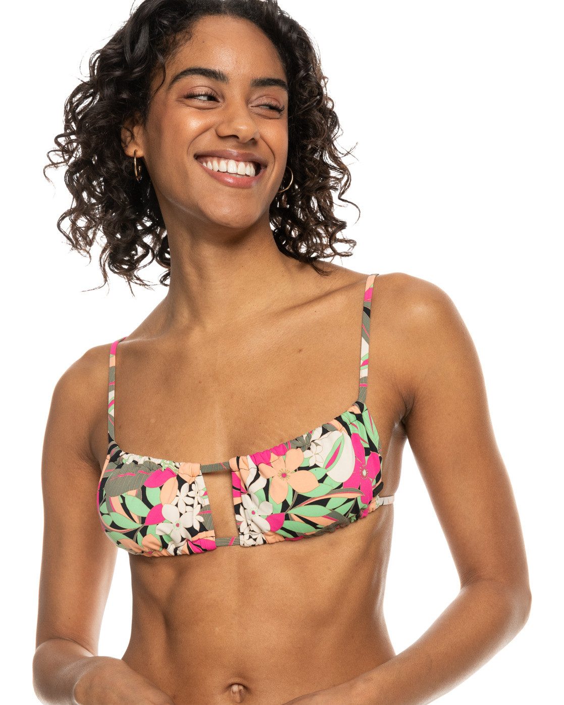 Roxy Bandeau-bikinitop Printed Beach Classics