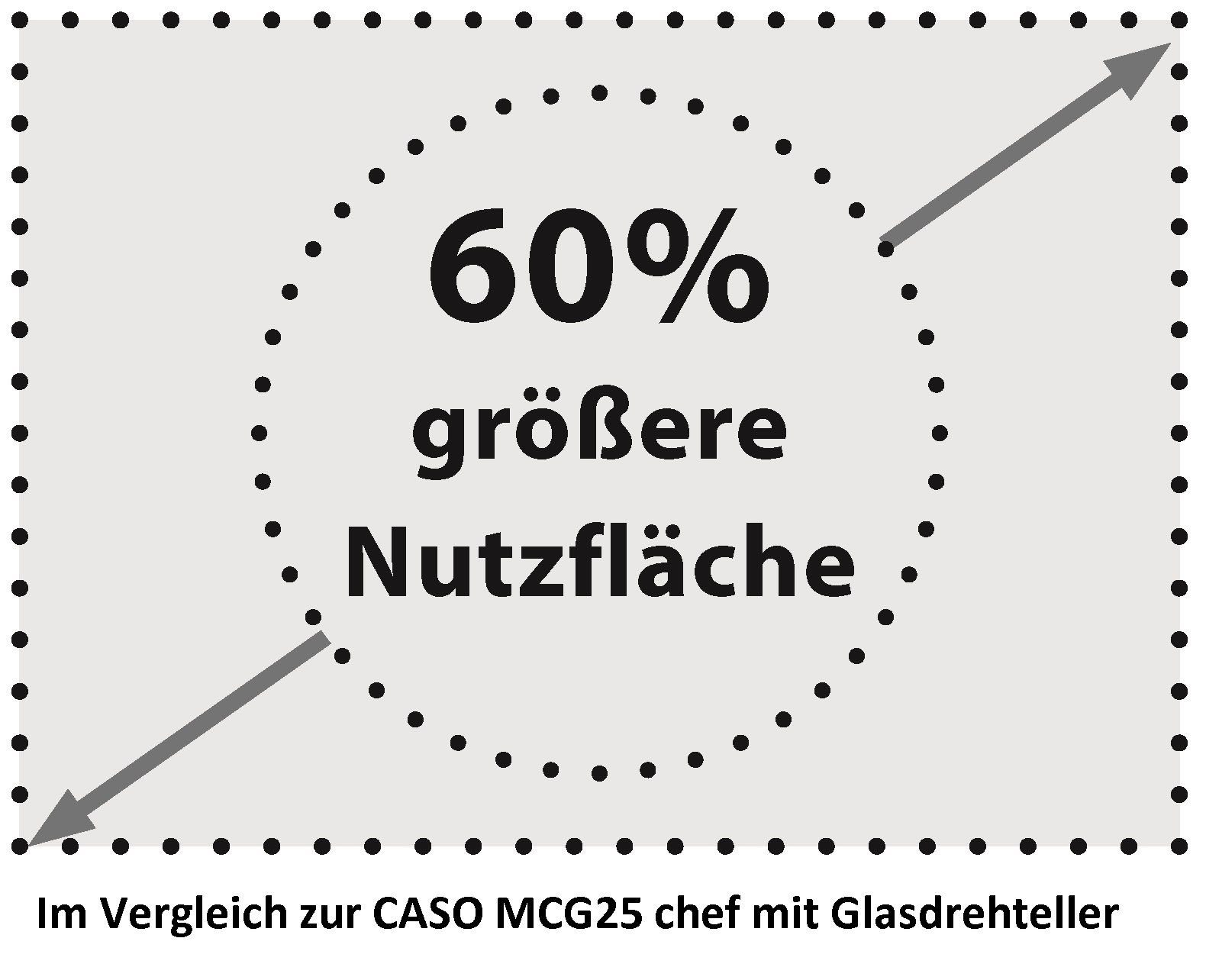 Caso Magnetron 3351 MCG 25 Ceramic Chef