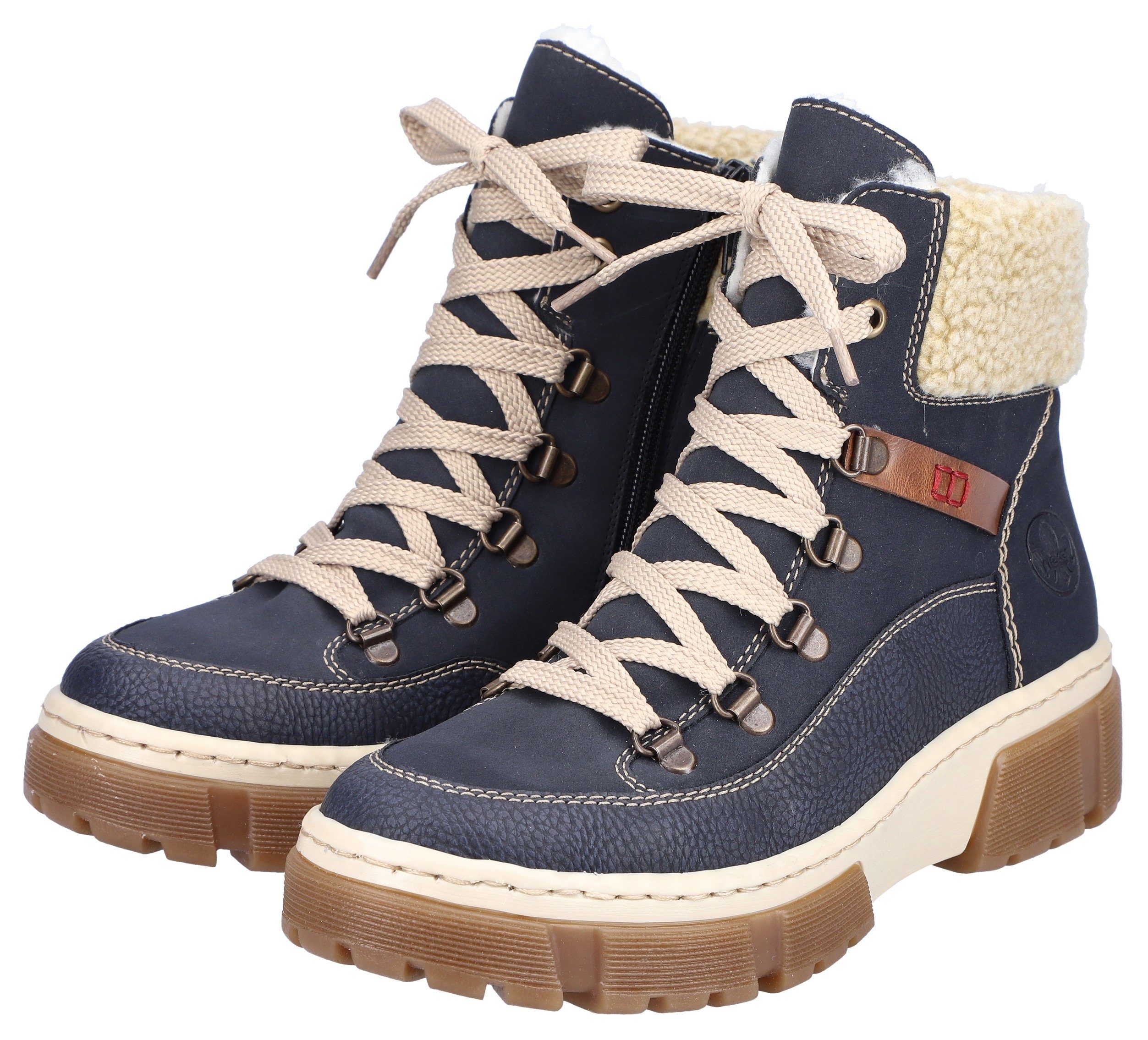 Rieker Winterlaarzen , veterschoenen, winterenkellaarsjes met warme voering