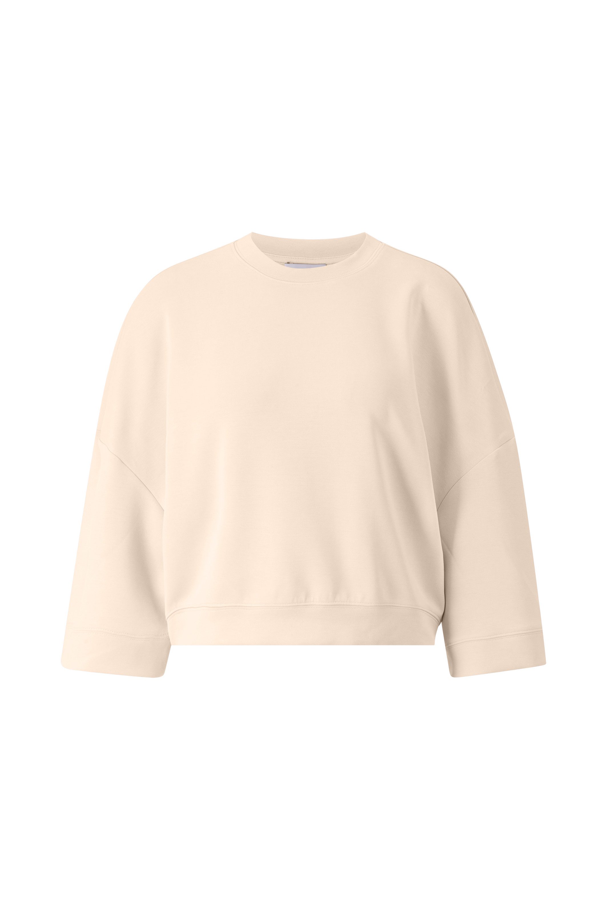 Rich & Royal Shirt met korte mouwen Tencel peached Shirt modieus kortarm sweatshirt
