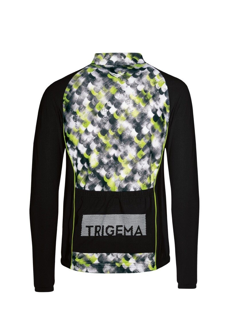 Trigema Trainingsjack TRIGEMA Fietsjack met praktische achterzak (1 stuk)