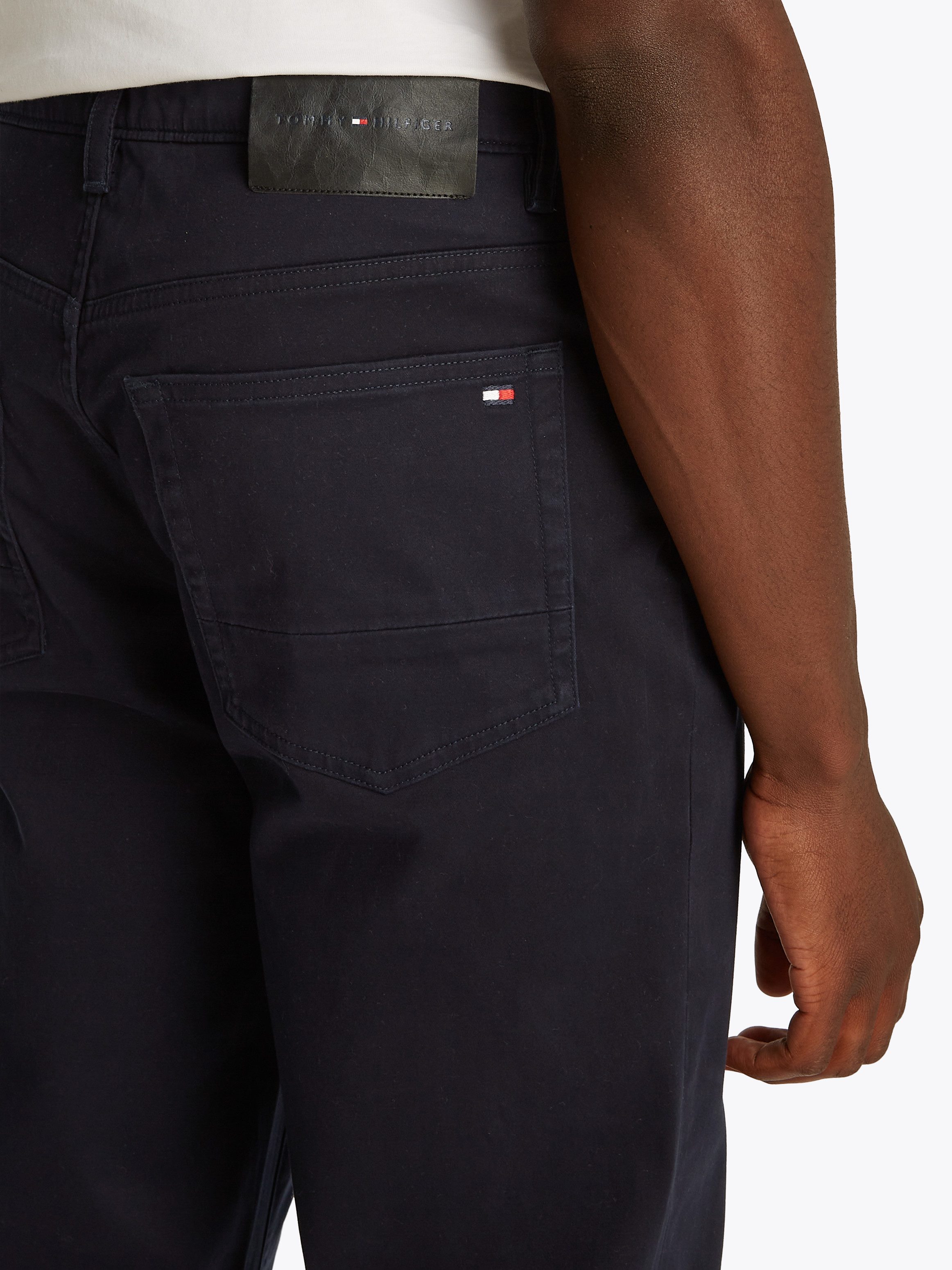 Tommy Hilfiger Stoffen broek DENTON 5PKT COTTON SATIN