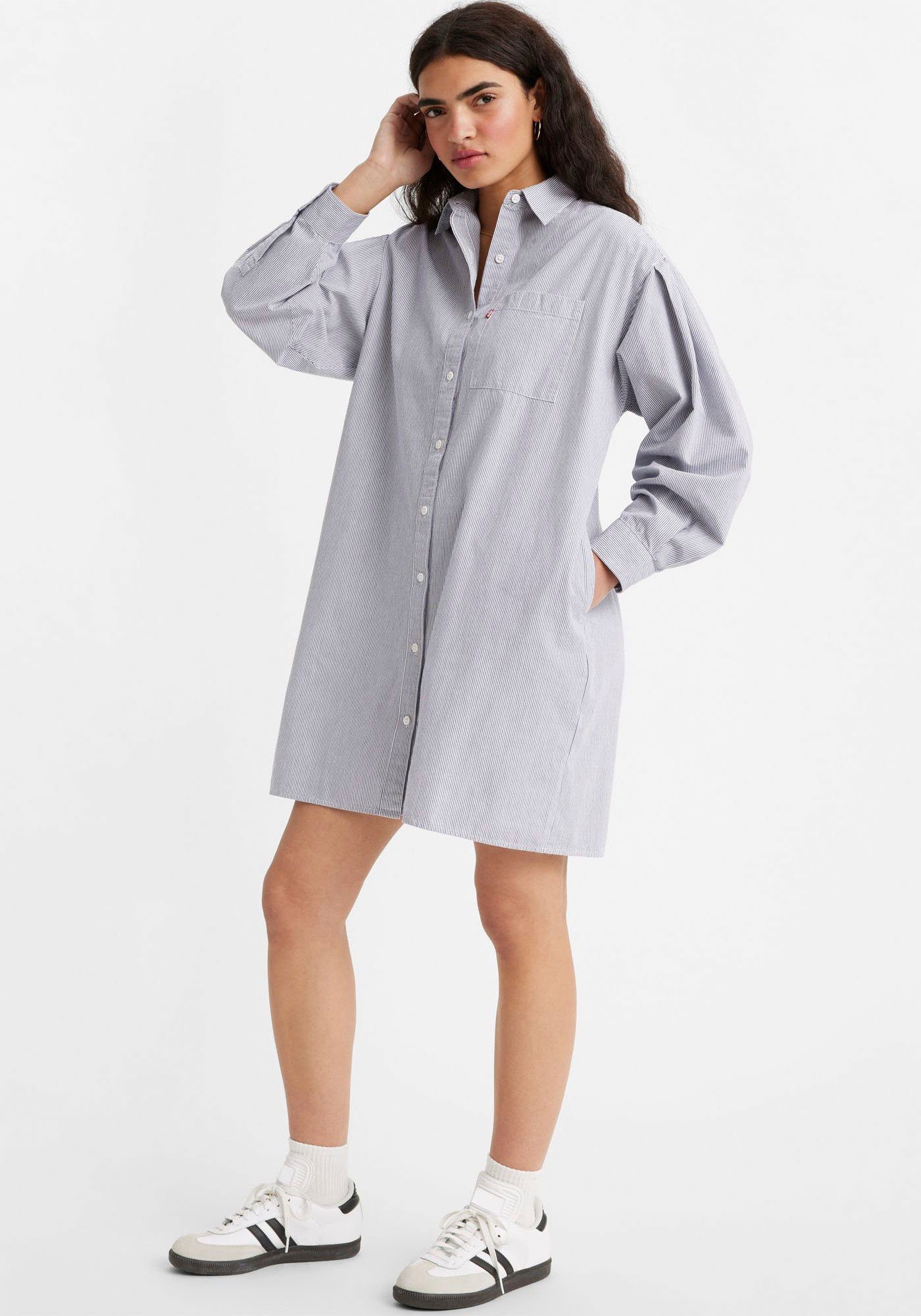 Levi's® Jurk met overhemdkraag RHEA SHIRT DRESS BLUE