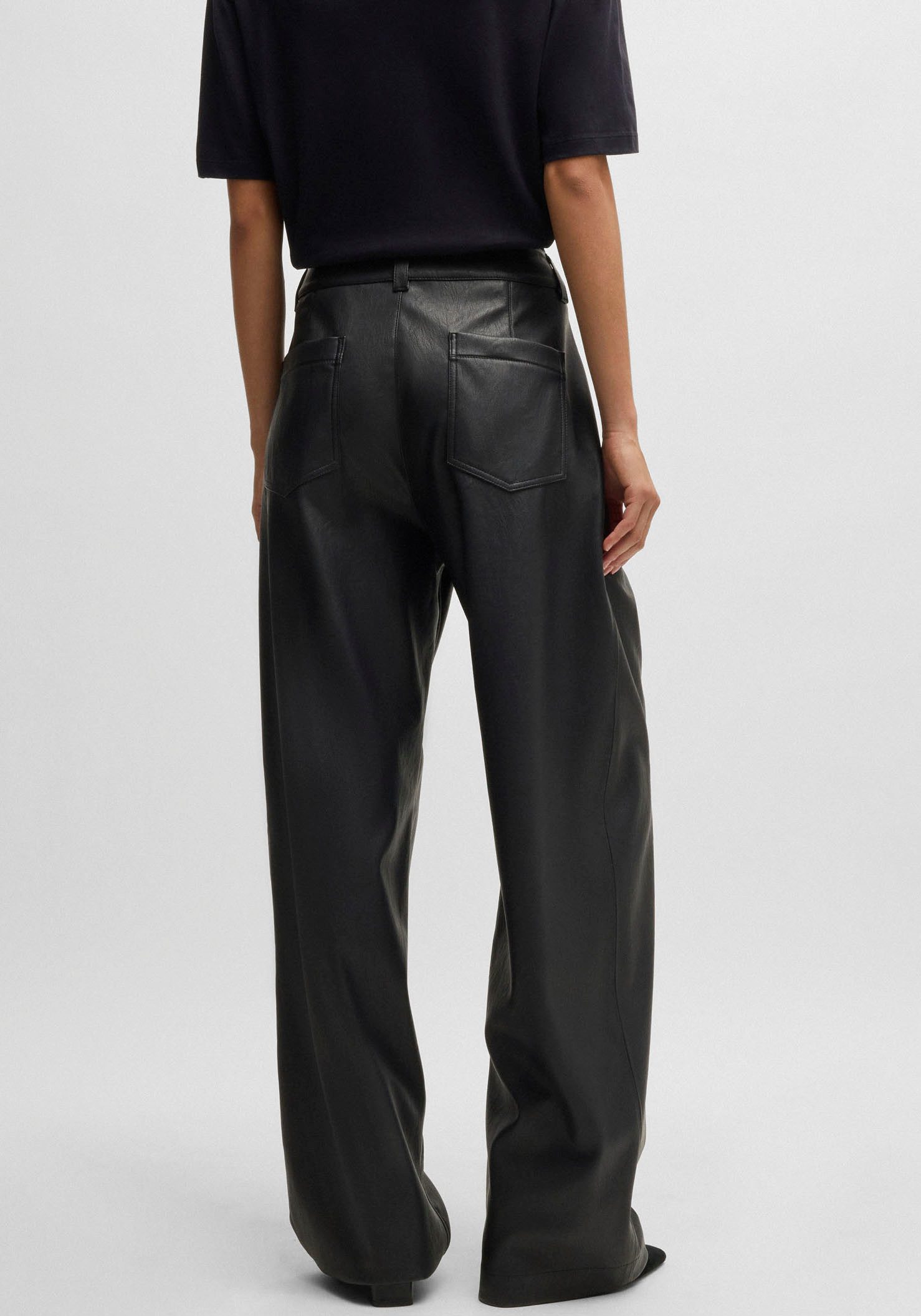 Boss Orange Geweven broek Tanjura Premium Damesmode