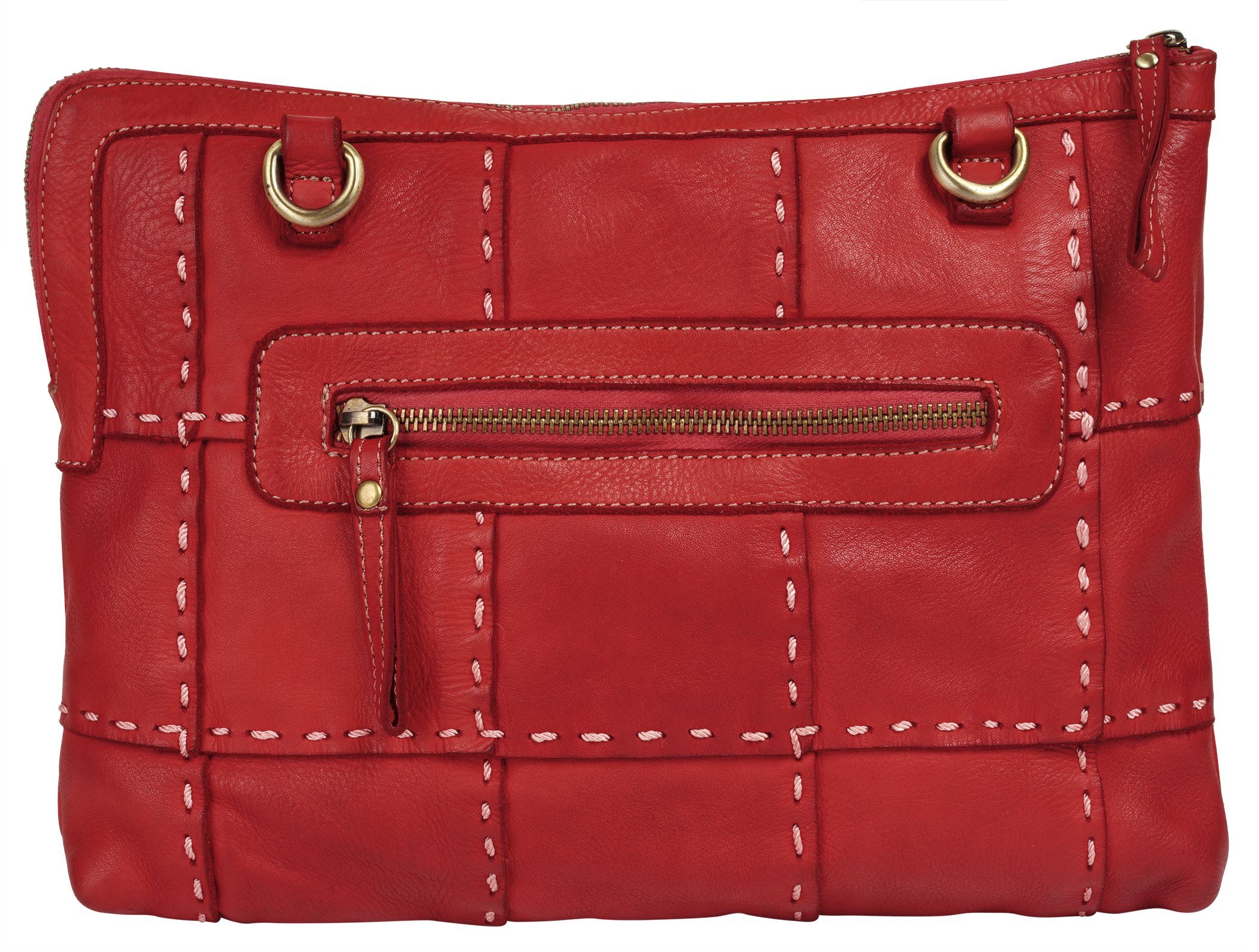 Samantha Look Schoudertas echt leer, made in italy