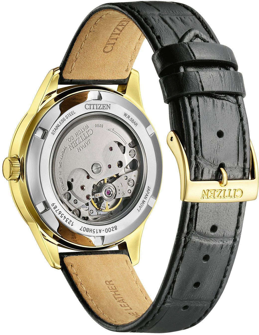 Citizen Automatisch horloge NY4058-79XC Polshorloge, herenhorloge, mechanisch horloge, roestvrijstalen band, analoog, dag