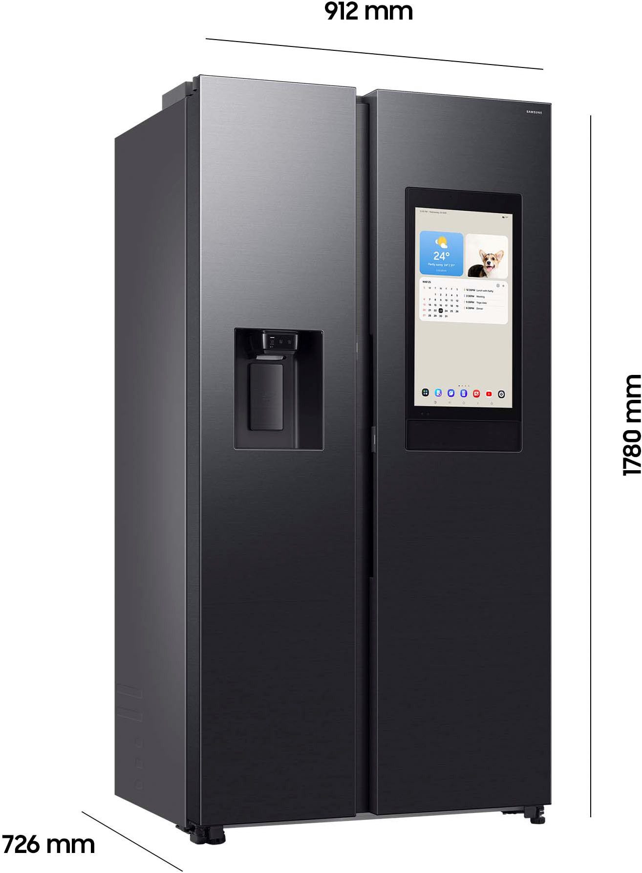 Samsung Side-by-side RS90F67BEF