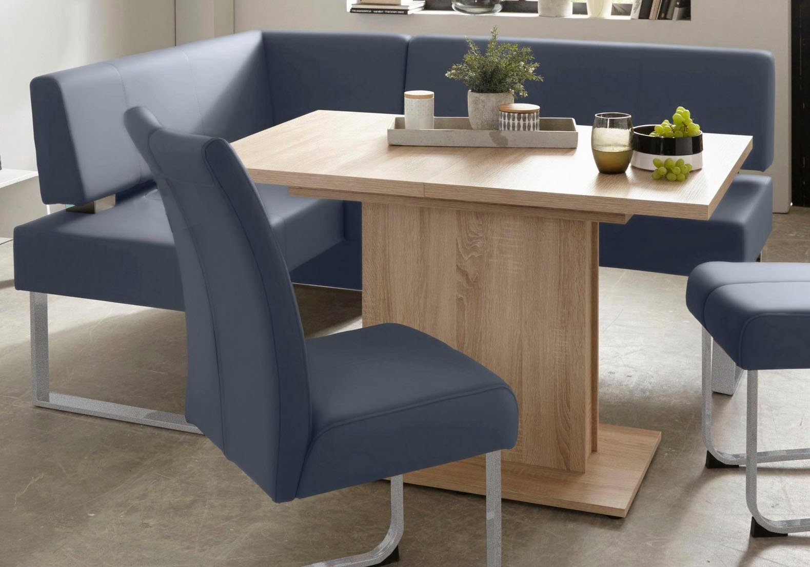 Home affaire Hoekbank RAB in 2 breedten (180 of 200 cm), bekleding in verschillende kwaliteiten