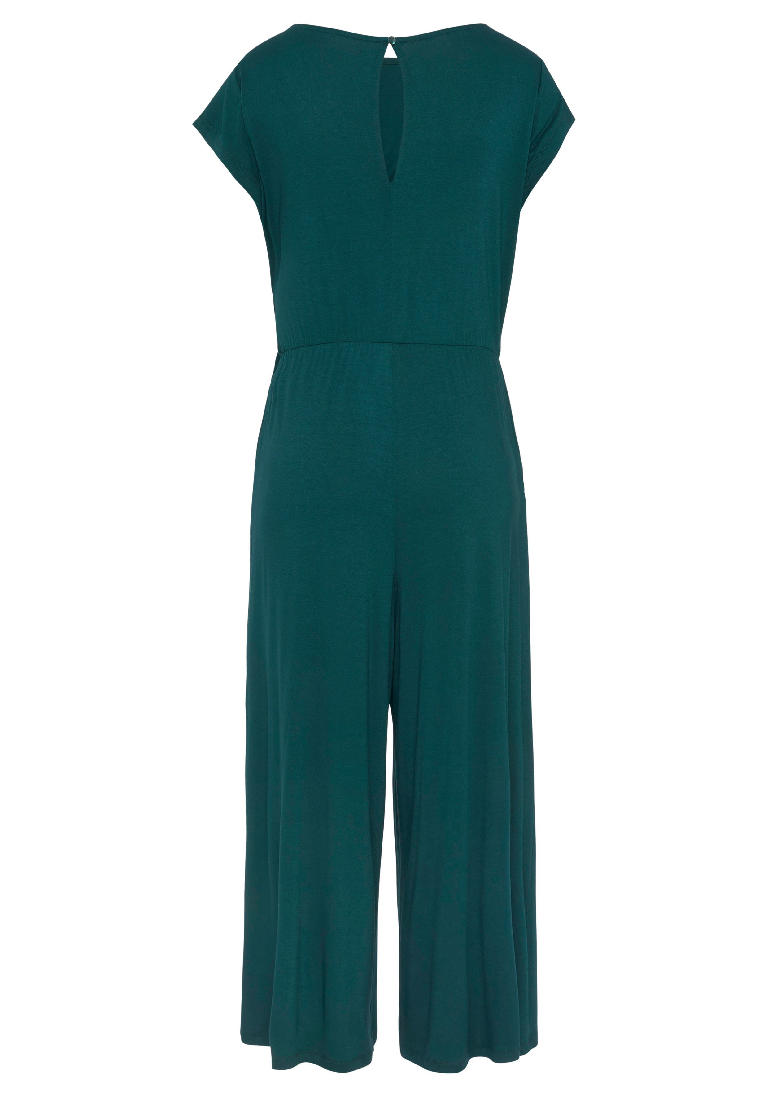 Lascana Jumpsuit in culotte-stijl met knoopdetail in de taille elegante jumpsuit feestelijk