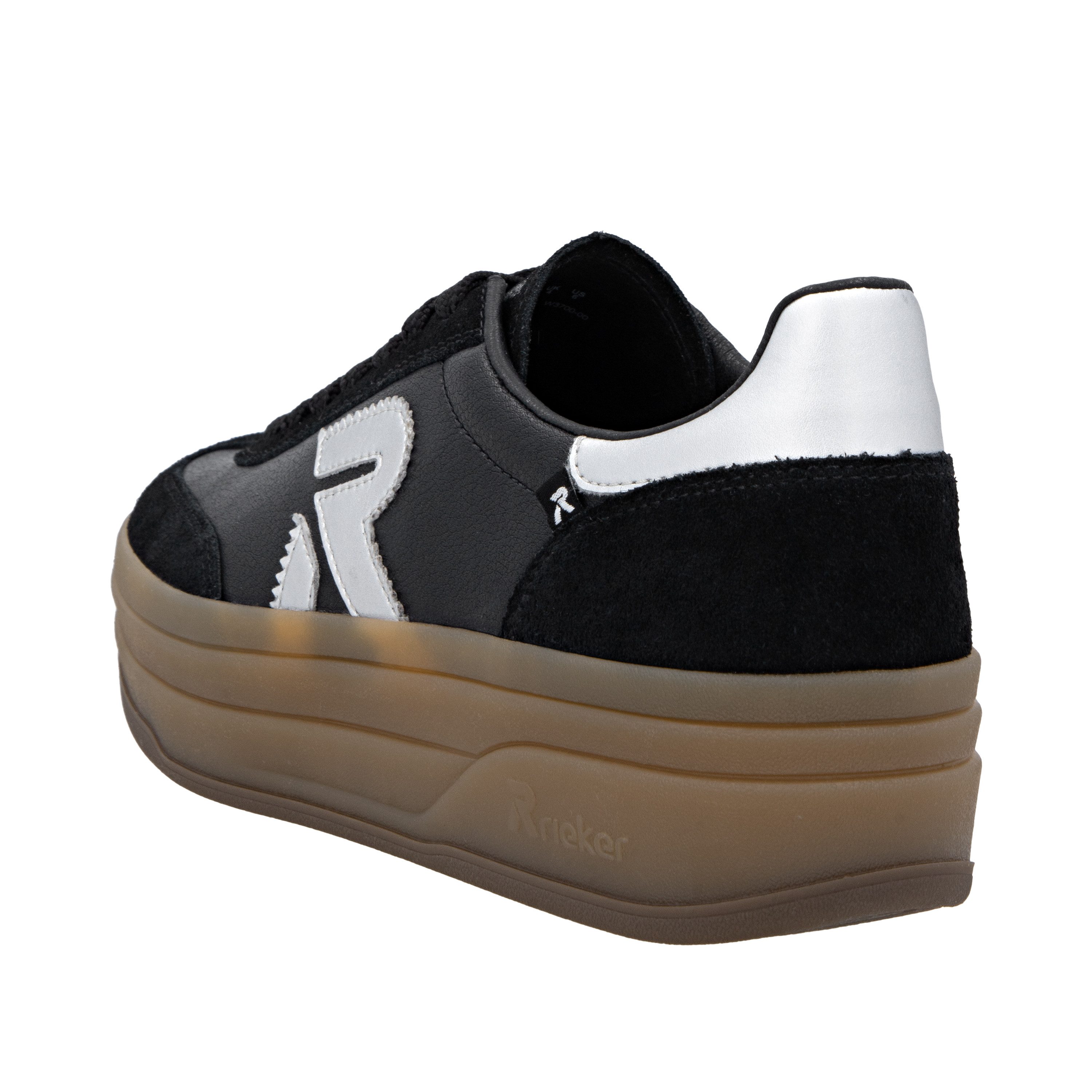 R-Rieker Plateausneakers Swing2GO Retro-sneaker, veterschoen, lage schoen met trendy plateauzool