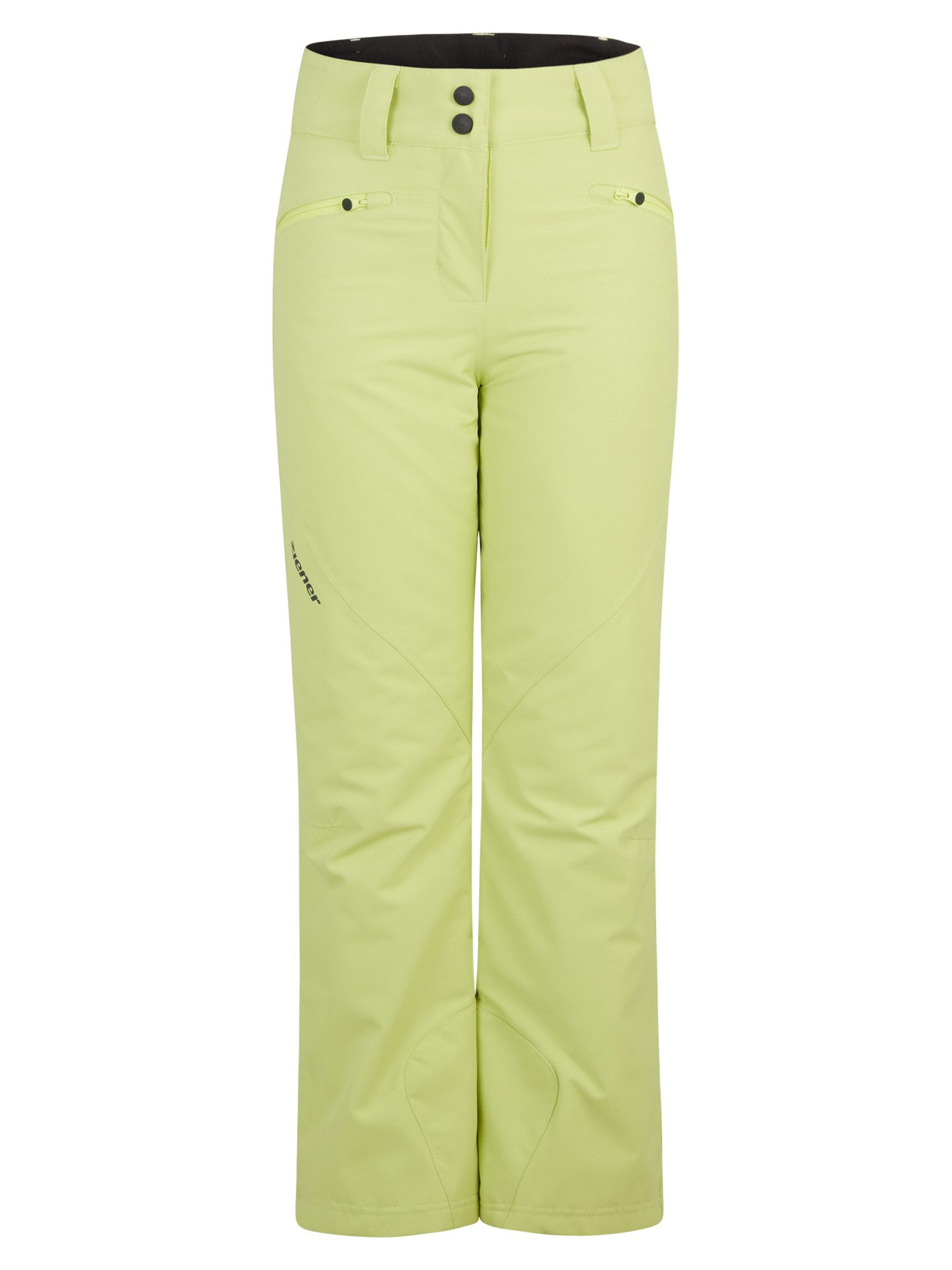 Ziener Skibroek ALIN meisjes broeken & leggings maat 164 geel