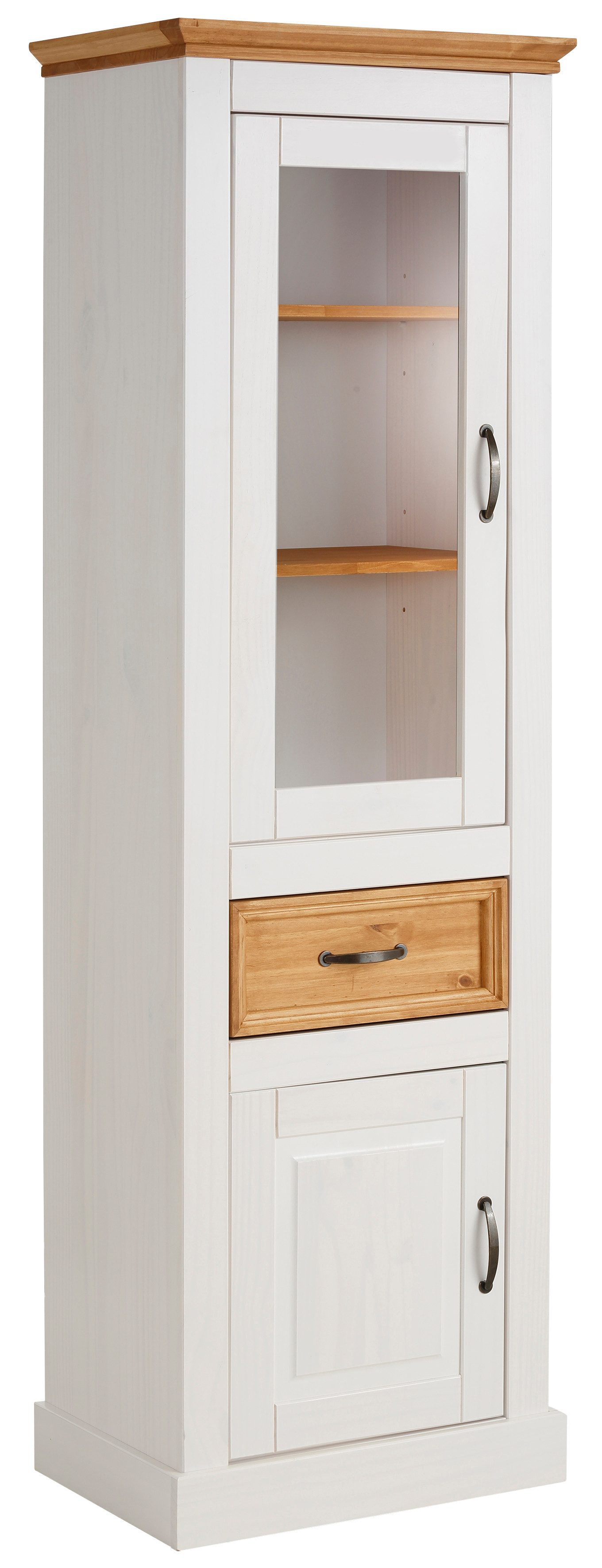 Home affaire Wandmeubel Selma 2 vitrines en 1 lowboard (set, 3-delig)