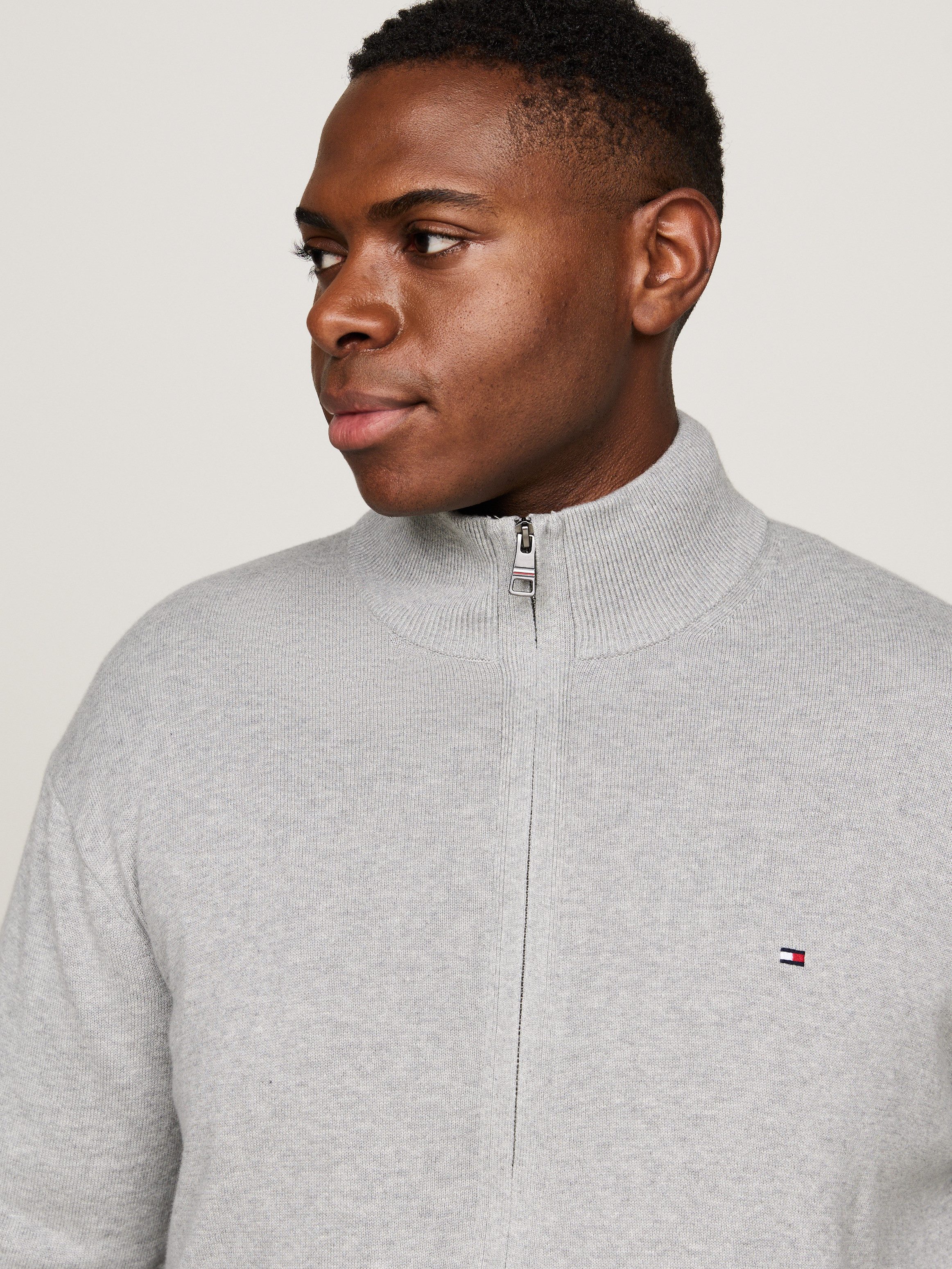 Tommy Hilfiger Cardigan BT-PIMA ORG CTN CASHMERE ZTHRU-B