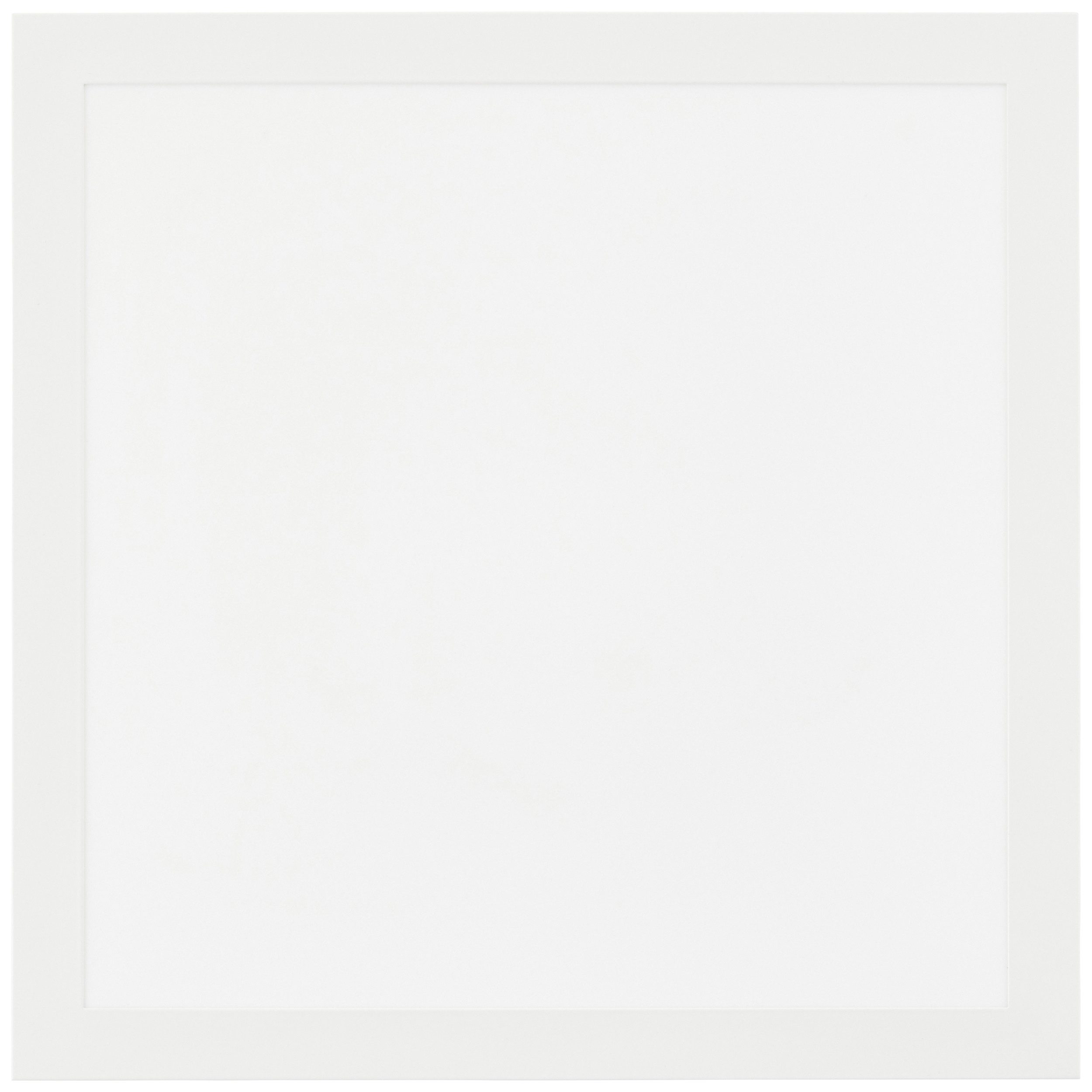Brilliant Leuchten Led-plafondlamp Briston 30 x 30 cm, 1600 lm, 2700 k, aluminium, wit