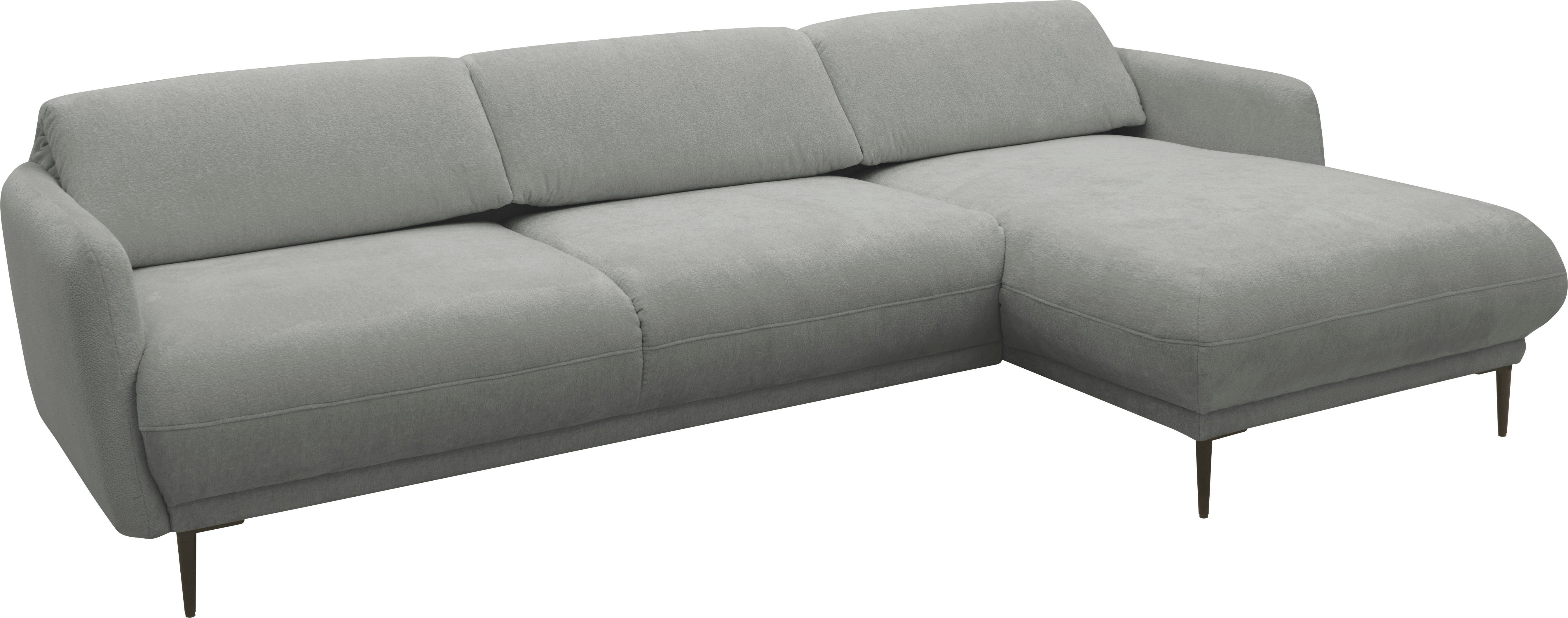 andas Hoekbank Skovsende zitbreedte 245 cm, rugleuning traploos opklapbaar voor