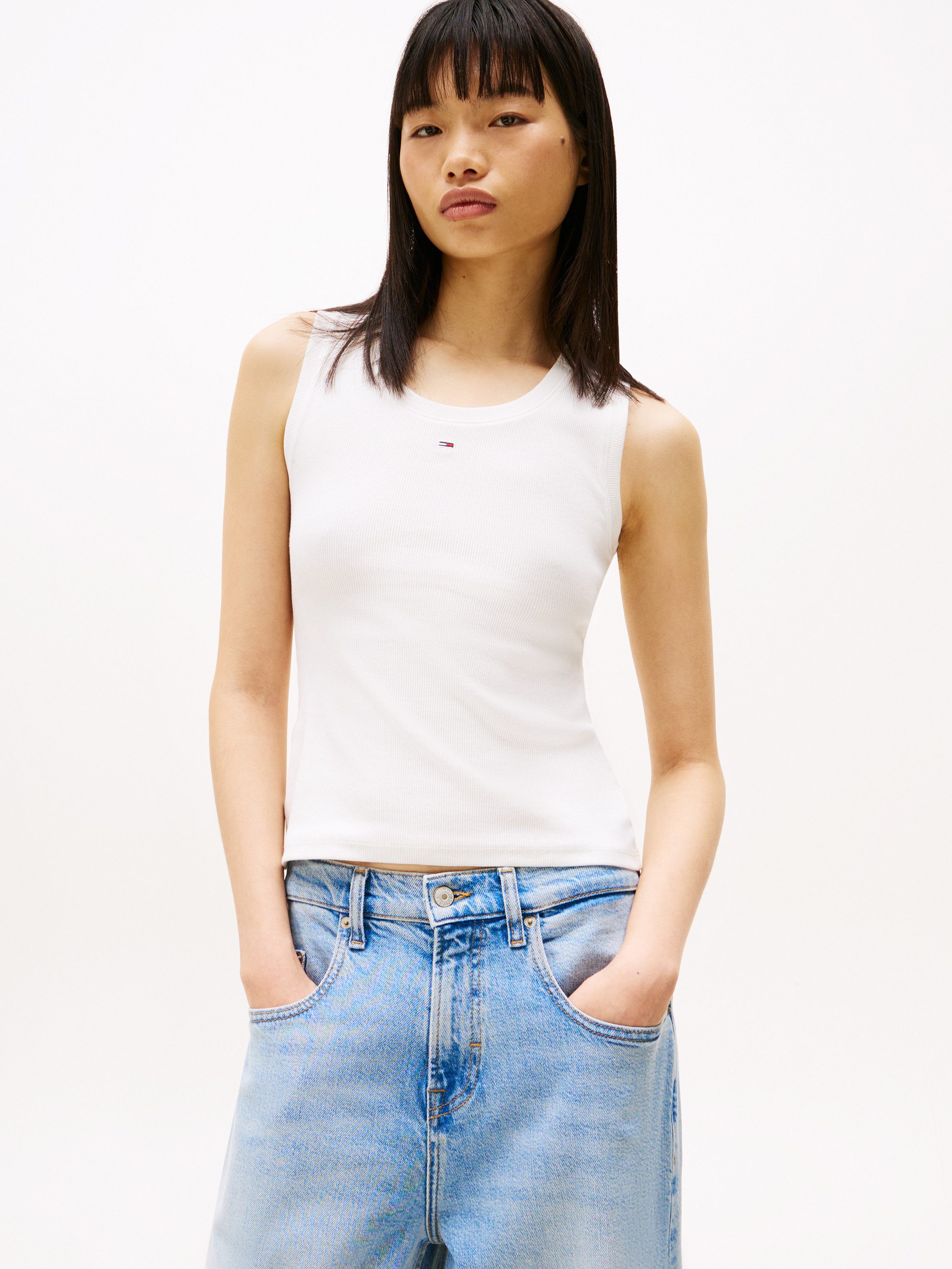 Tommy Jeans Curve Tanktop TJW ESSENTIAL RIB TANK EXT