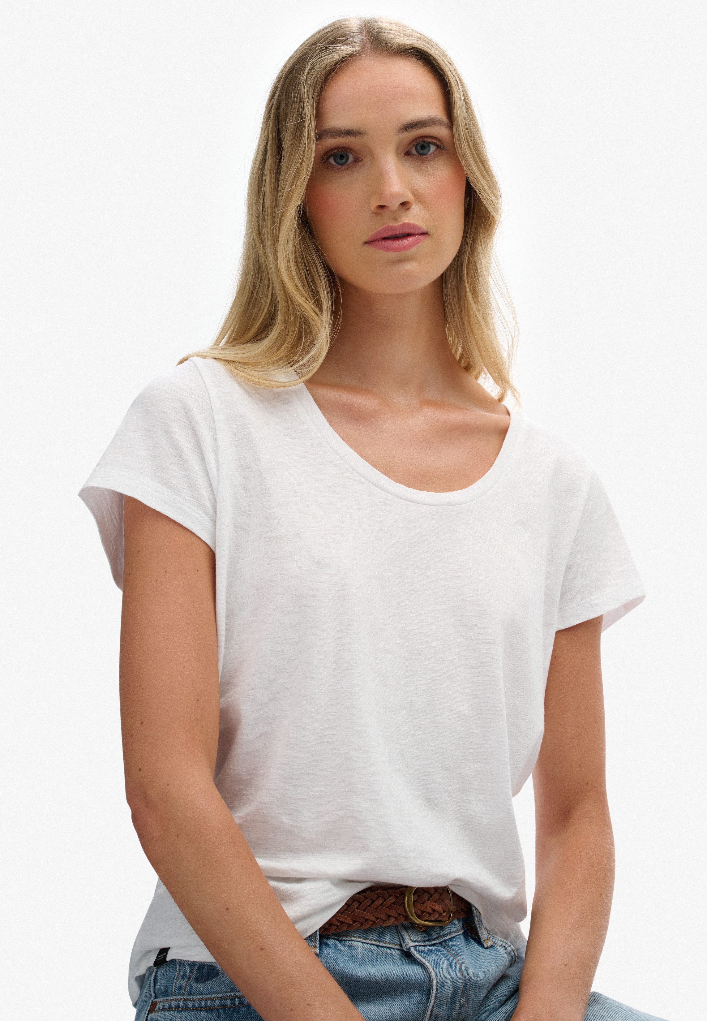 Superdry T-shirt STUDIOS SCOOP NECK TEE