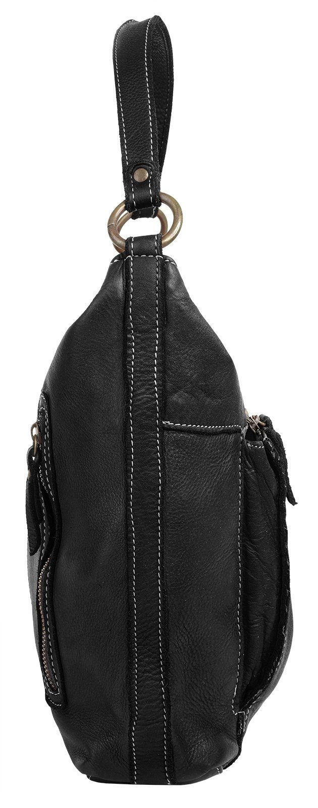 Cluty Shopper echt leer, made in italy