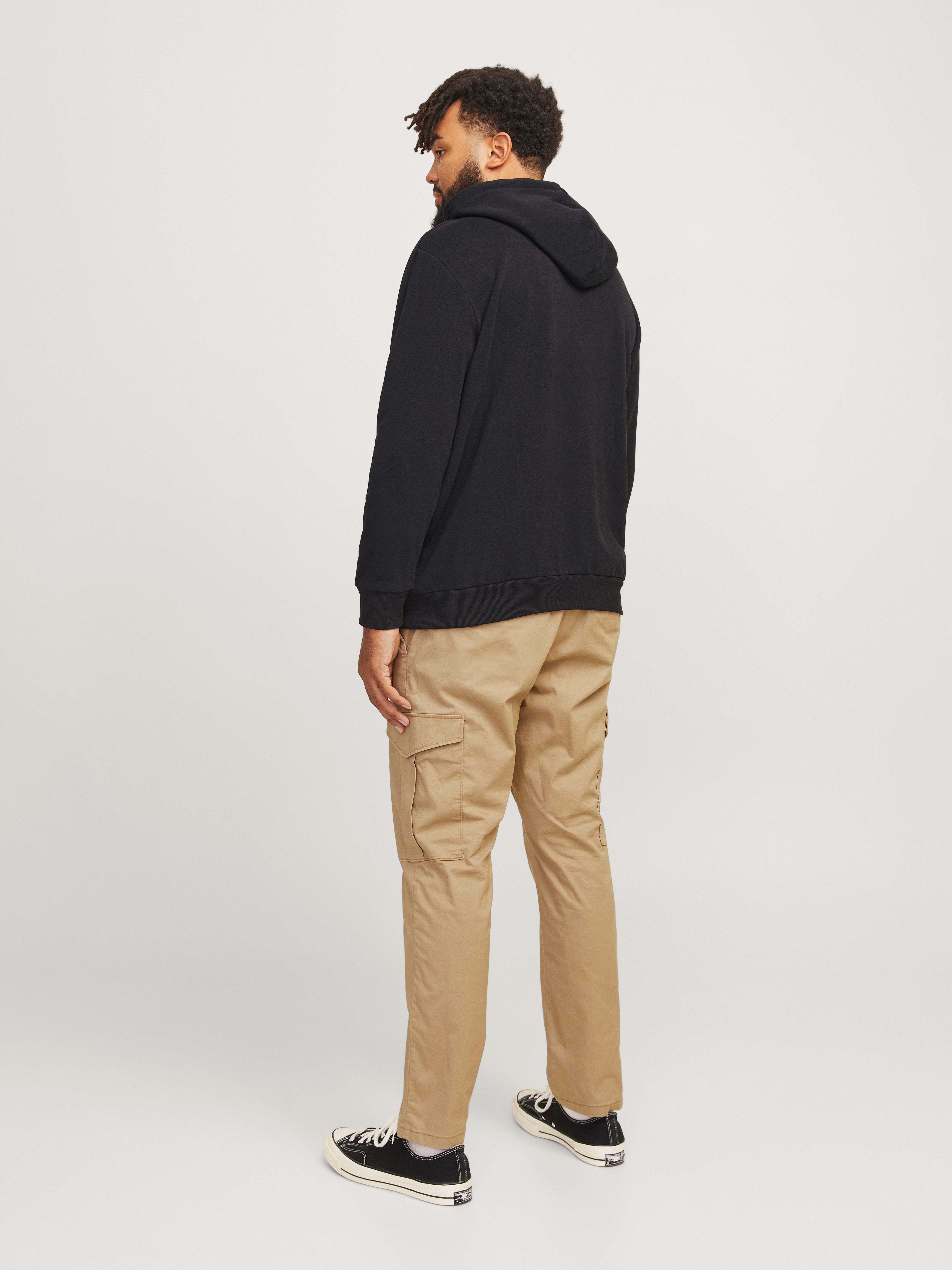 Jack & Jones PlusSize Hoodie JJECALEB VARSITY SWEAT HOOD NOOS PLS