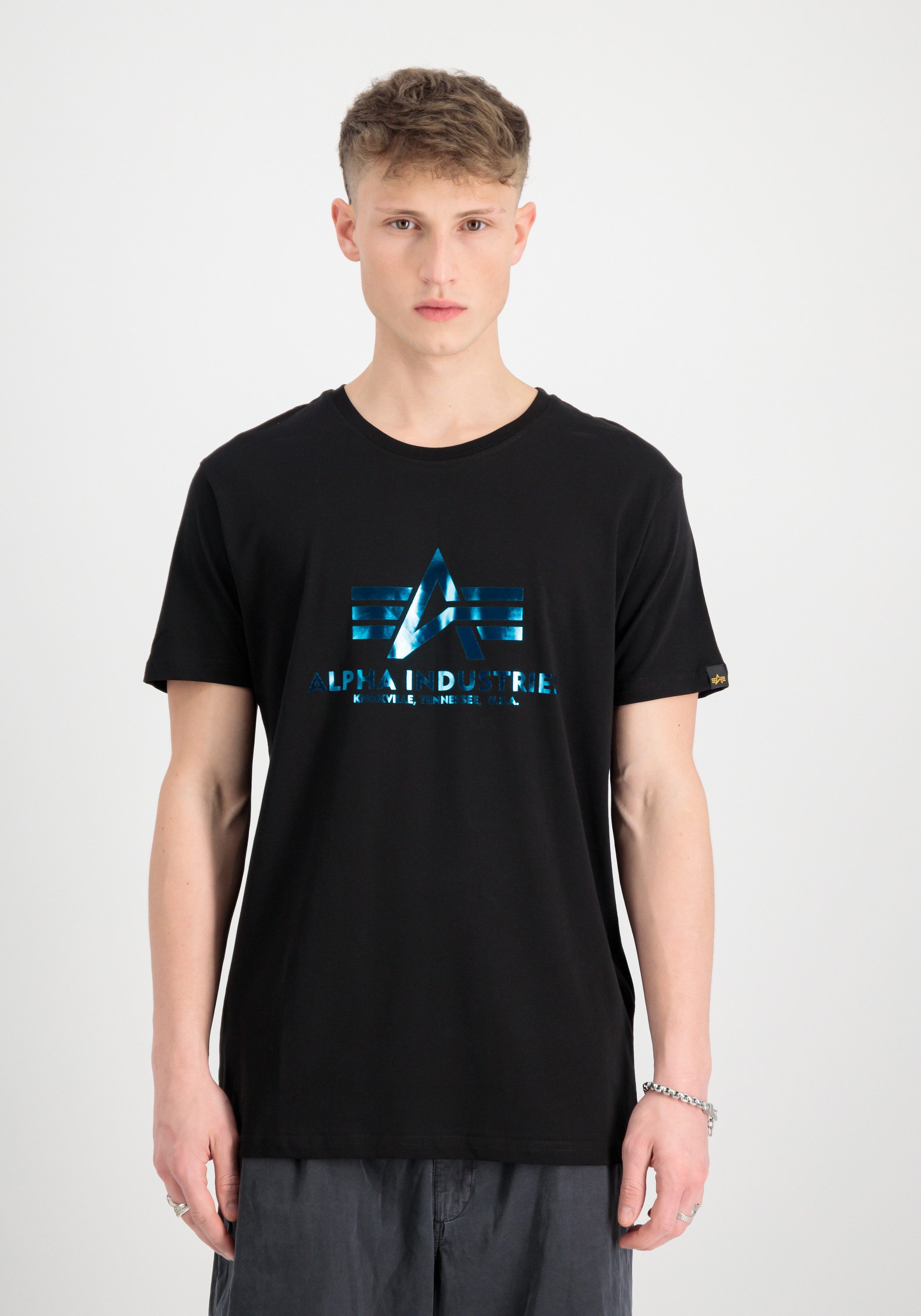 Alpha Industries T-shirt Alpha Industries Men - T-Shirts Basic T-Shirt BL Foil Print