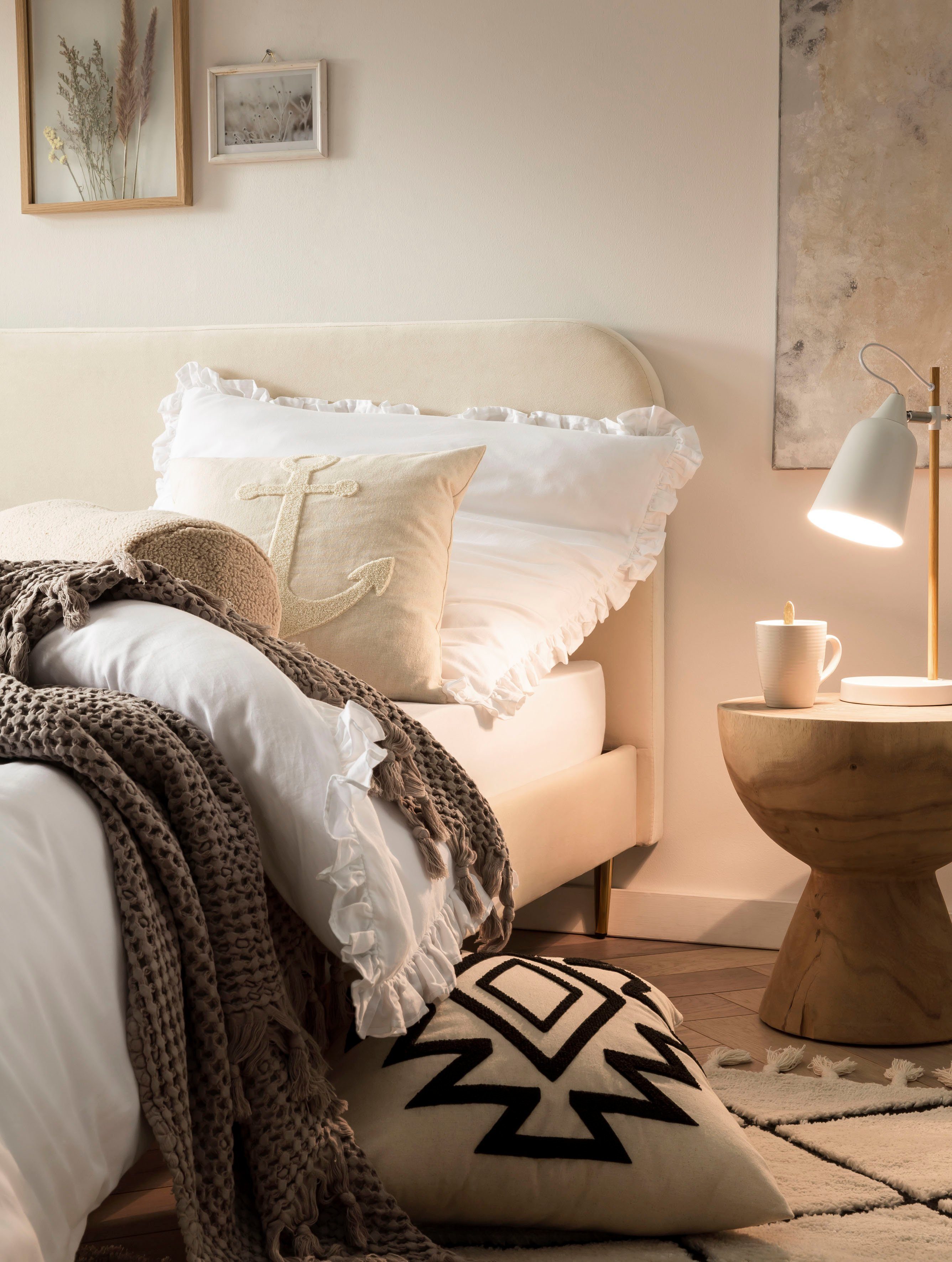 done.® Beddengoed AMELIE dubbelzijdig bedrukte beddengoed met bies