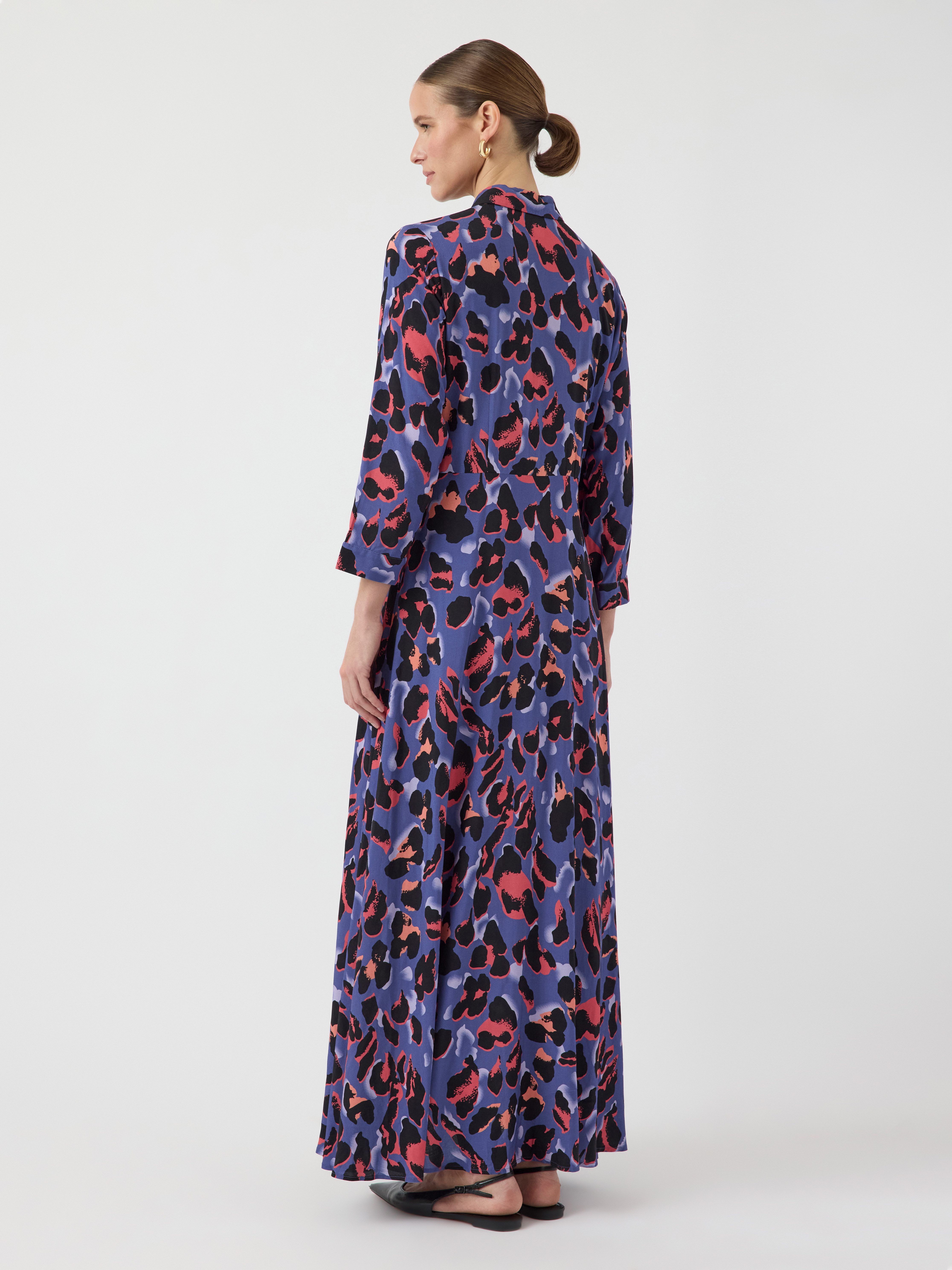Y.A.S Jurk met overhemdkraag YASSAVANNA LONG SHIRT DRESS