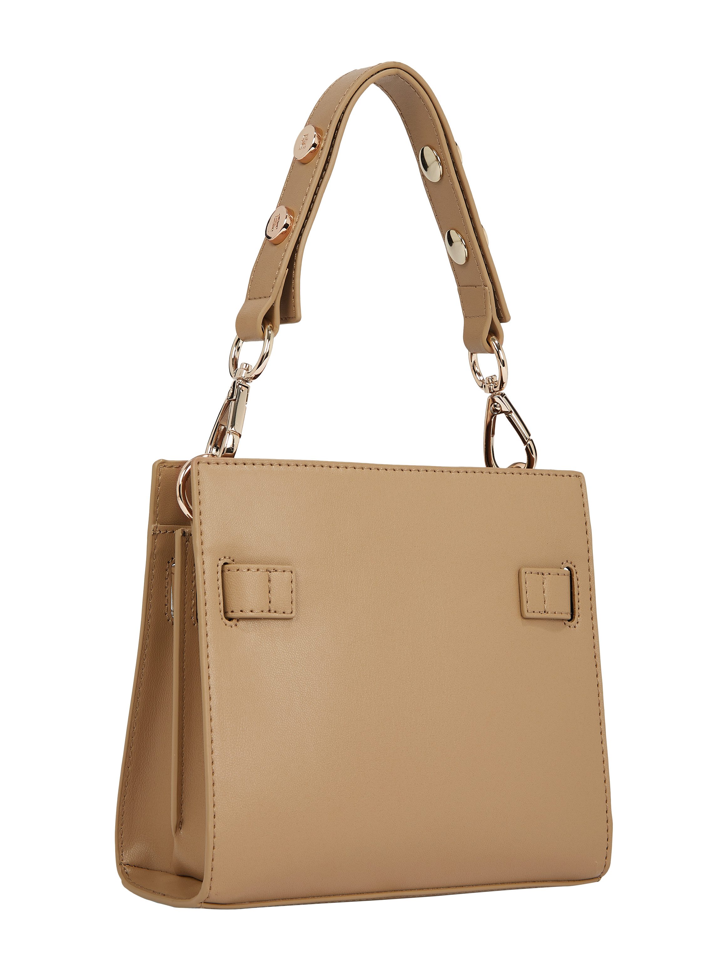 Tommy Hilfiger Schoudertas TH HERITAGE MINI SATCHEL dames avondtas handtas schoudertas met versieringen