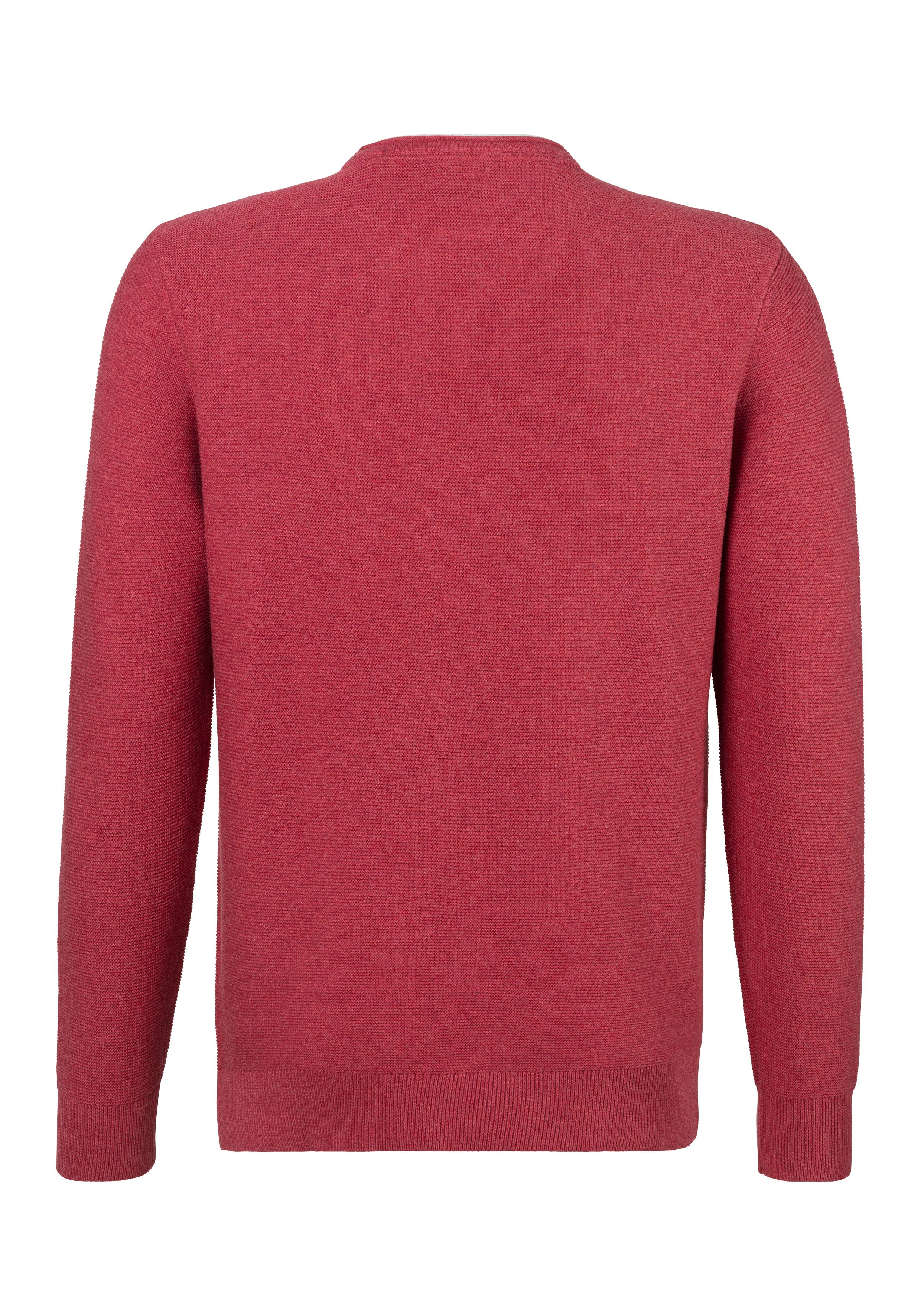 AUTHENTIC LE JOGGER Gebreide trui met double-layer look, pullover van 100% katoen