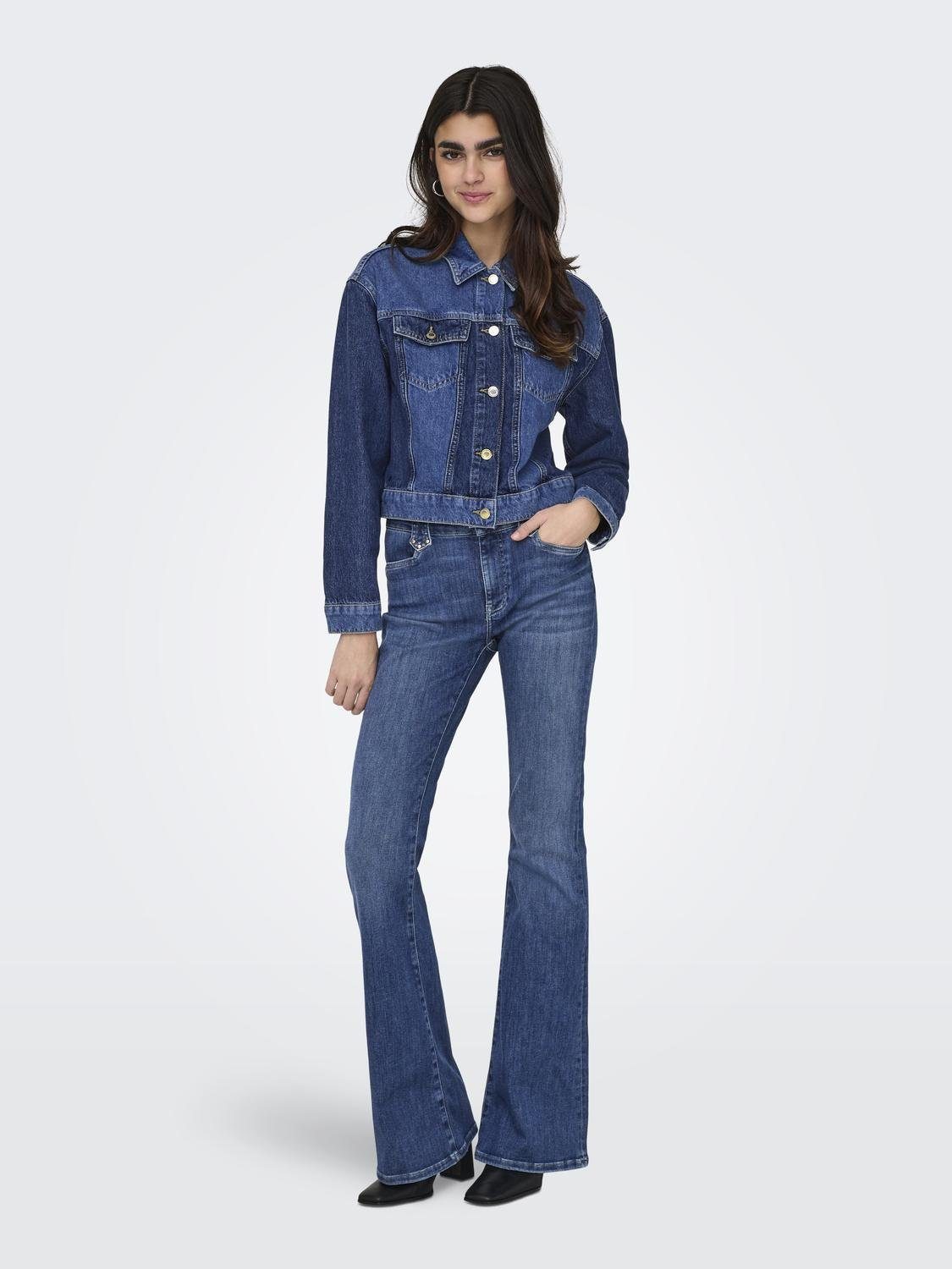 Only Bootcut jeans ONLCHERYL MW RETRO FLARED CUTLINE DNM FG