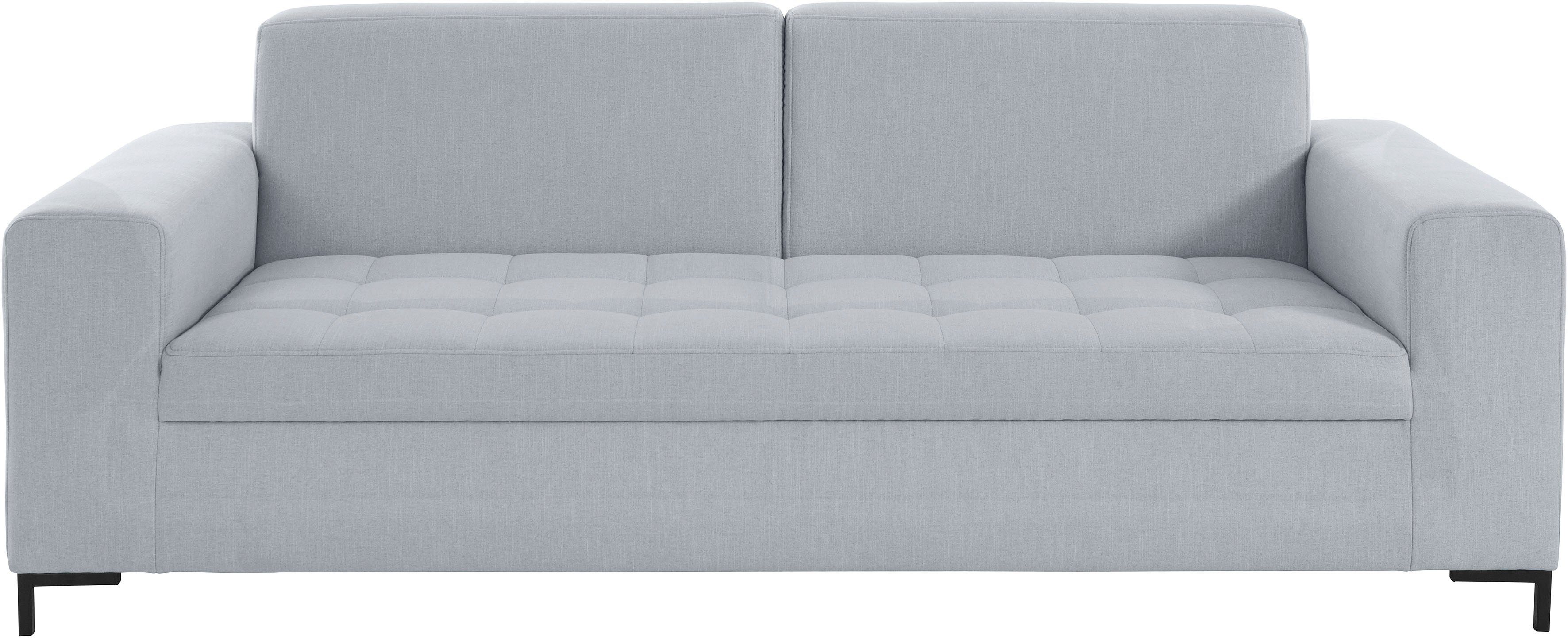 OTTO products 3-zitsbank Grazzo hoogwaardige stoffen van gerecycled materiaal, stiksels op de zitting