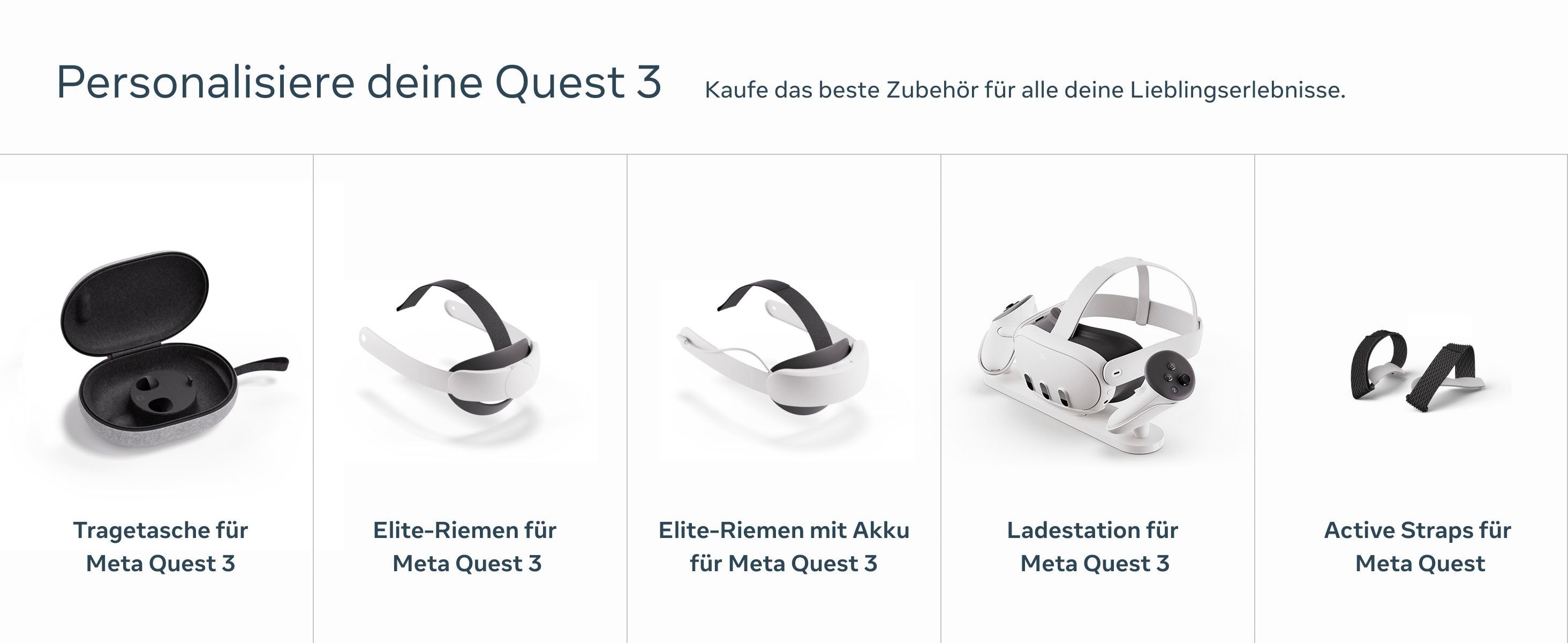 Meta Quest Headset-houder Quest 3 elite riem (elite strap)