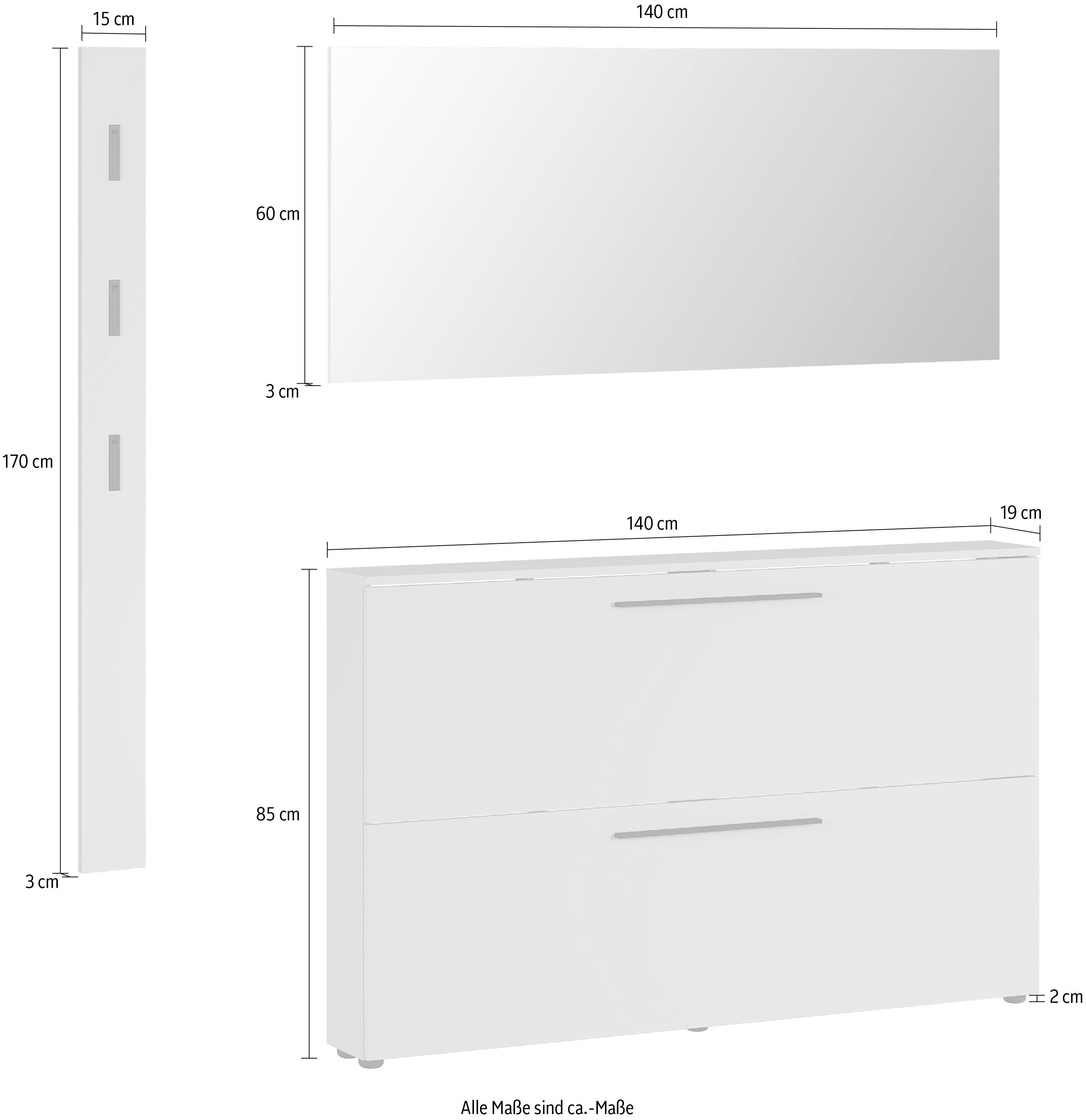 GERMANIA Halmeubelset GW-Utah (set, 4-delig)