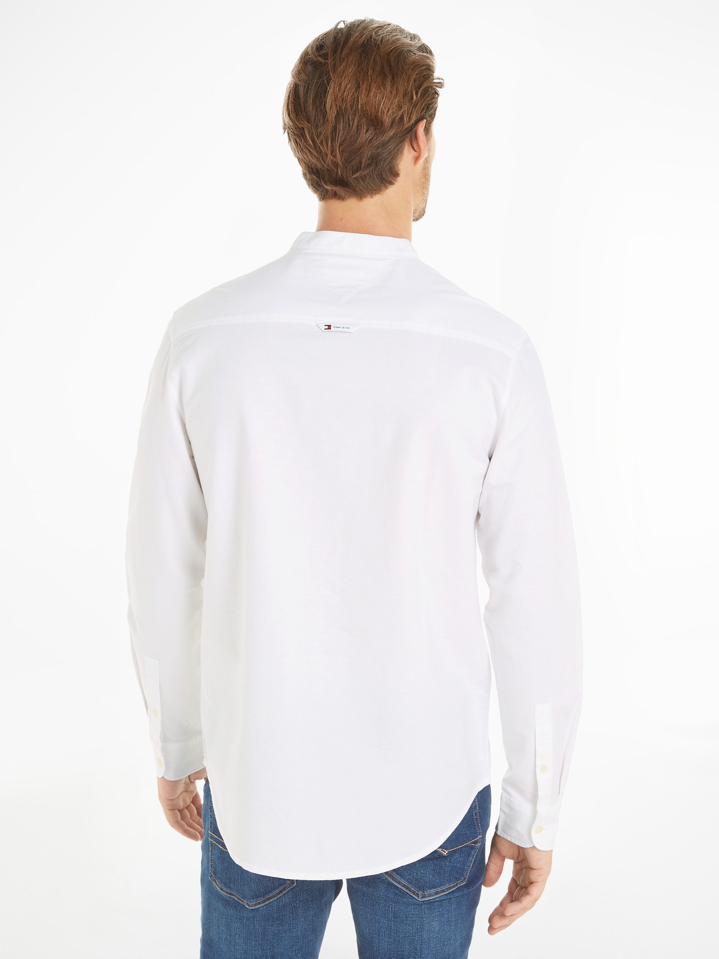 TOMMY JEANS Overhemd met lange mouwen TJM REG OXFORD MAO SHIRT