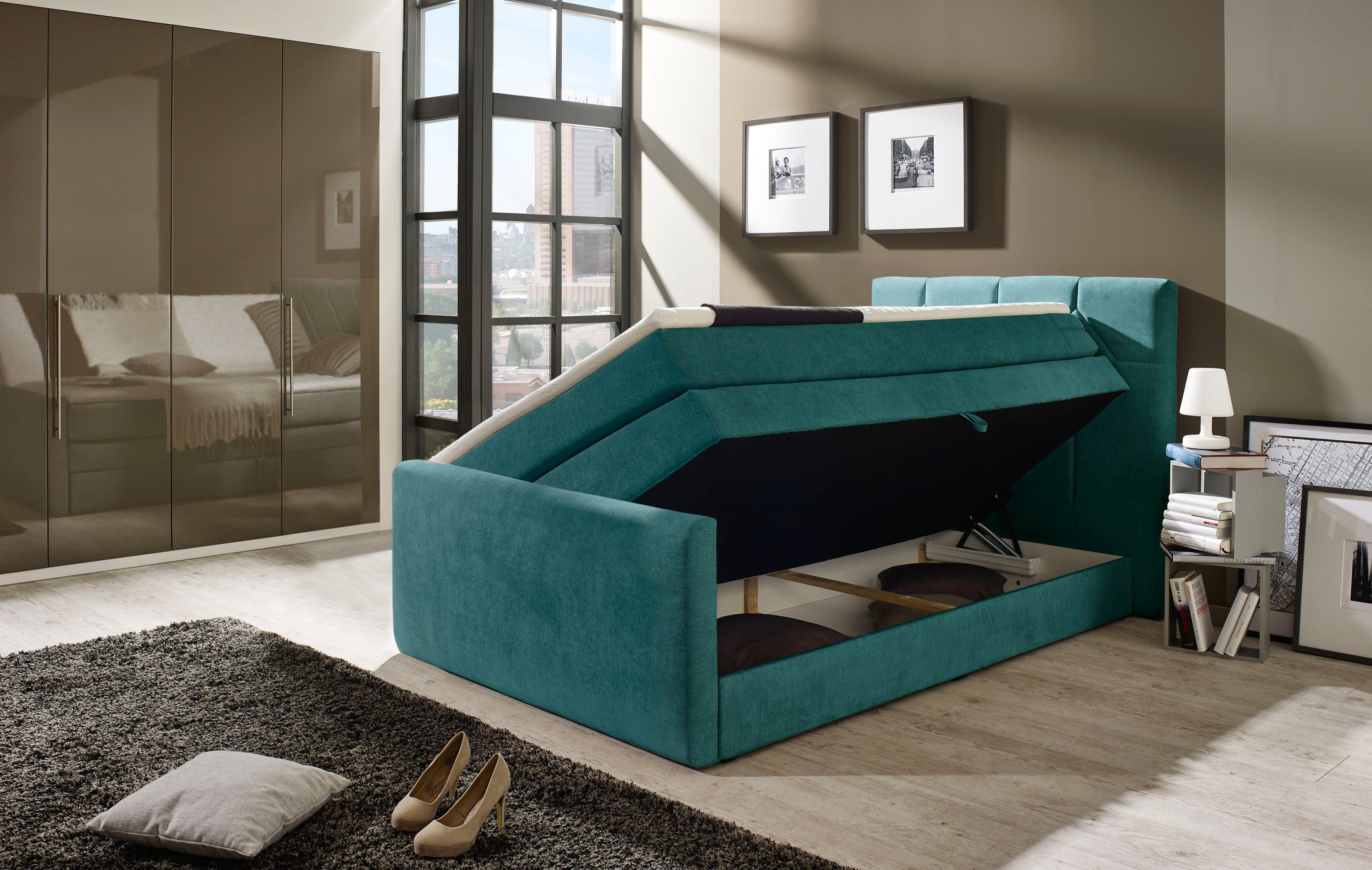 Places of Style Boxspring Atlanta inclusief topmatras en bedkist