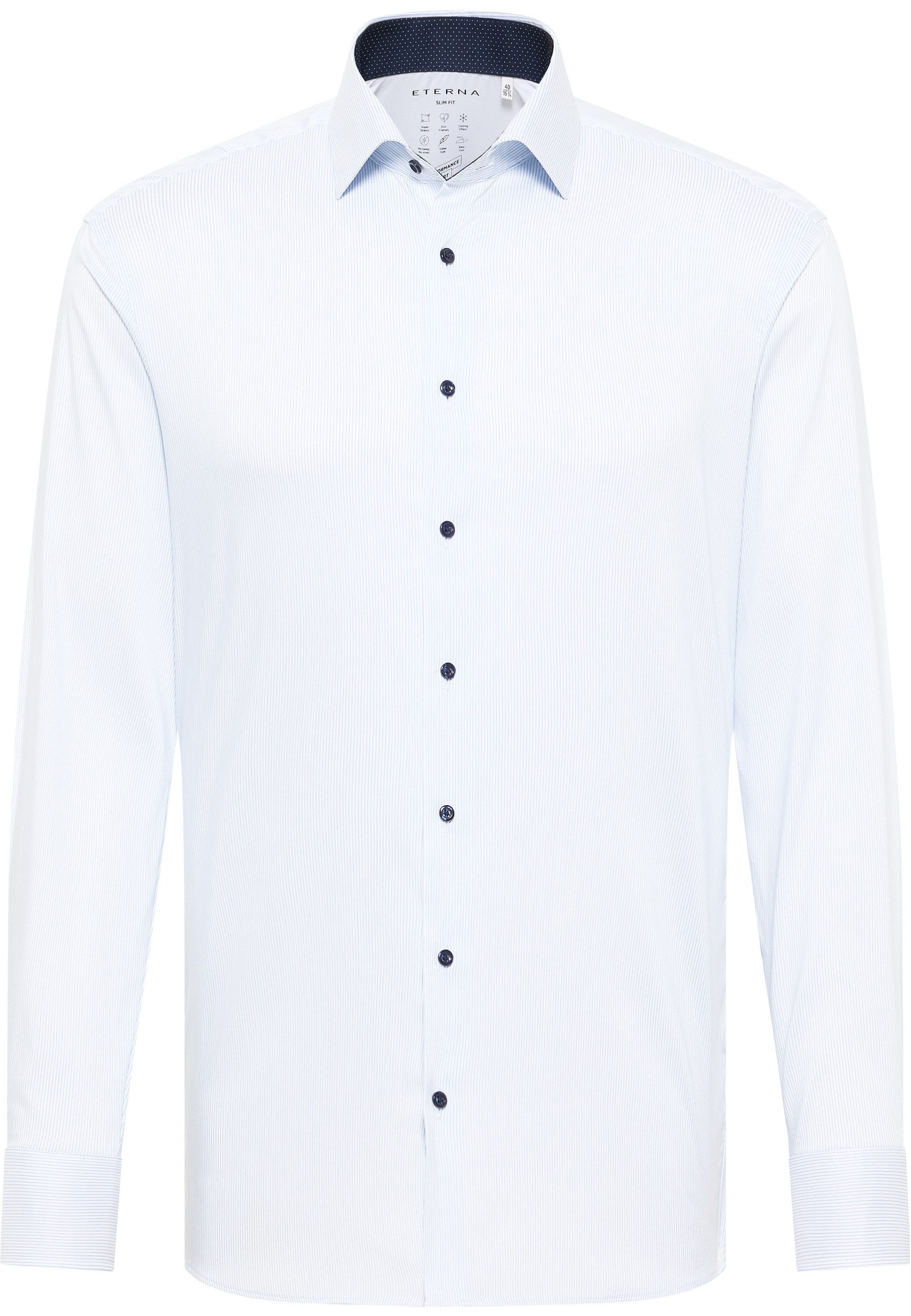 Eterna Overhemd met lange mouwen Slim fit EASY IRON (gemakkelijk te strijken)