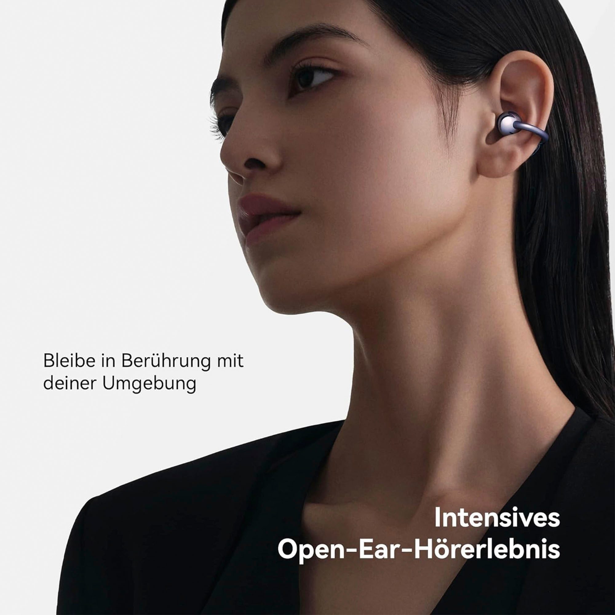 Huawei Draadloze in-ear hoofdtelefoon FreeClip in een nieuw bolvormig ontwerp, bluetooth 5.3 en ruisonderdrukking