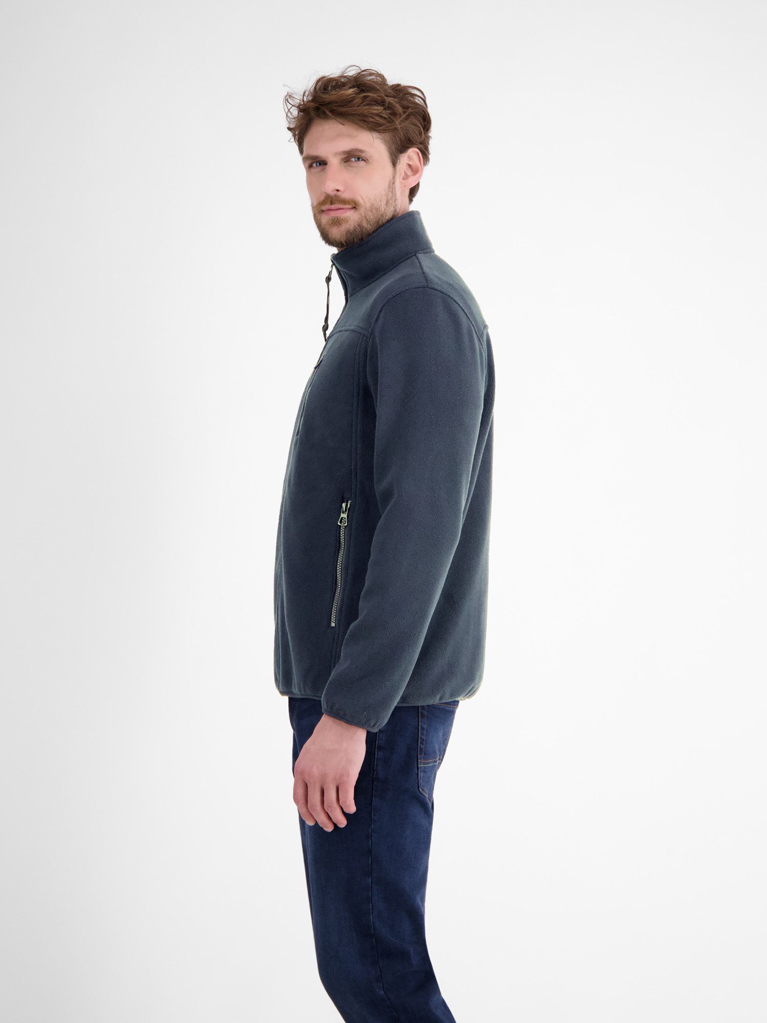 Lerros Sweatvest LERROS Polar-Fleece jas, sportief